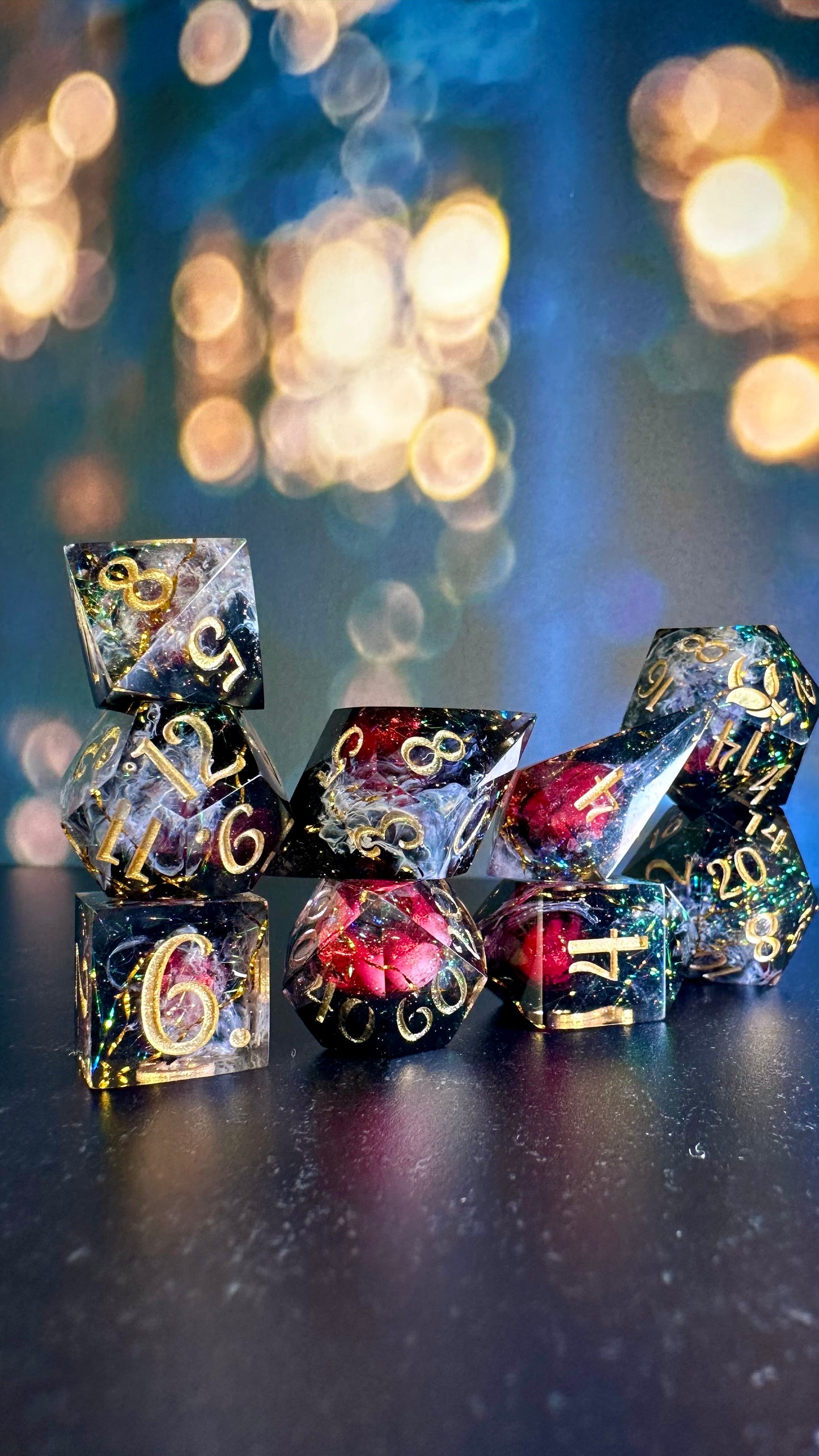 Hunt Athalar- 8 piece polyhedral dice set