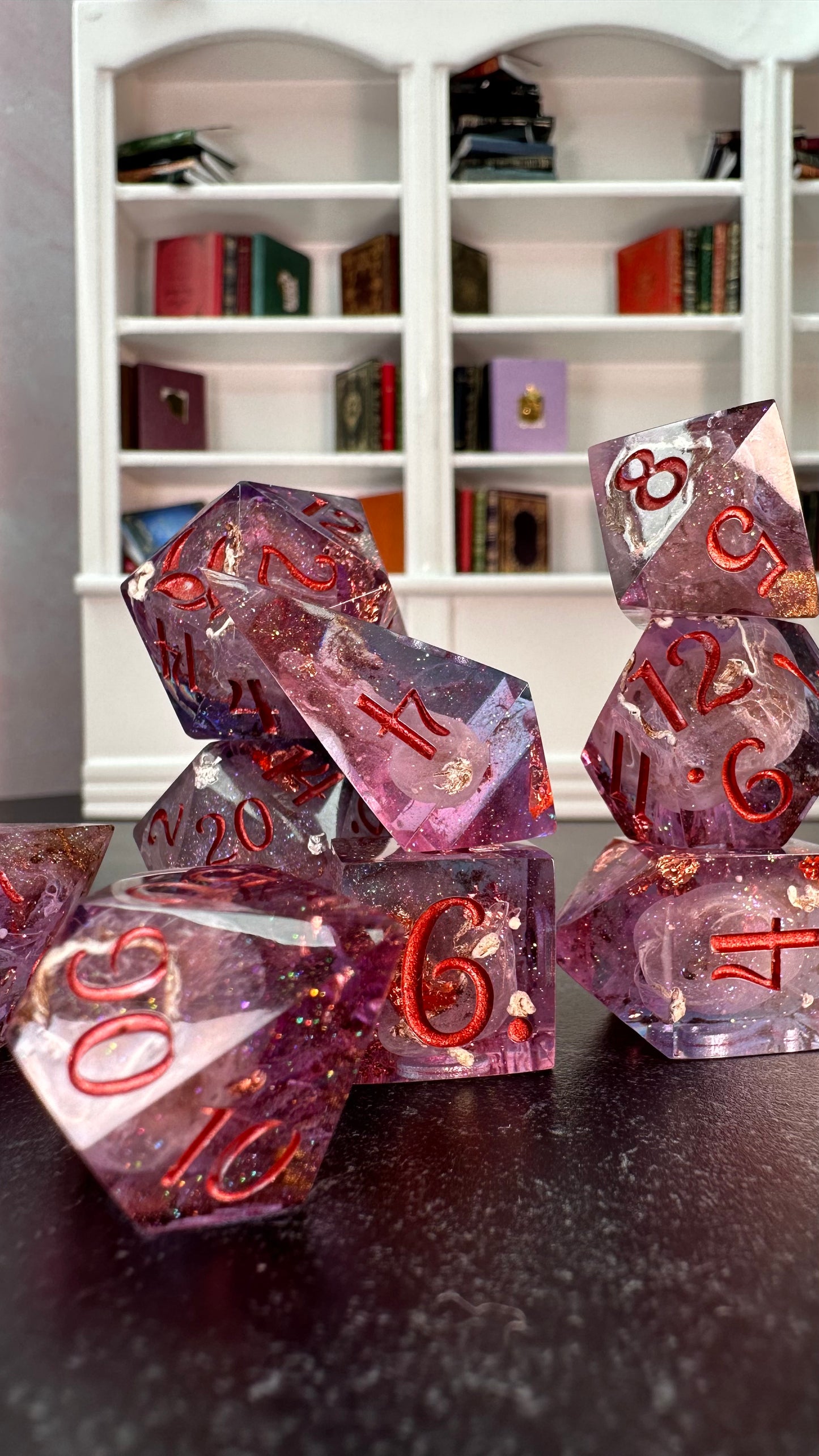 Cassian- 8 piece polyhedral dice set