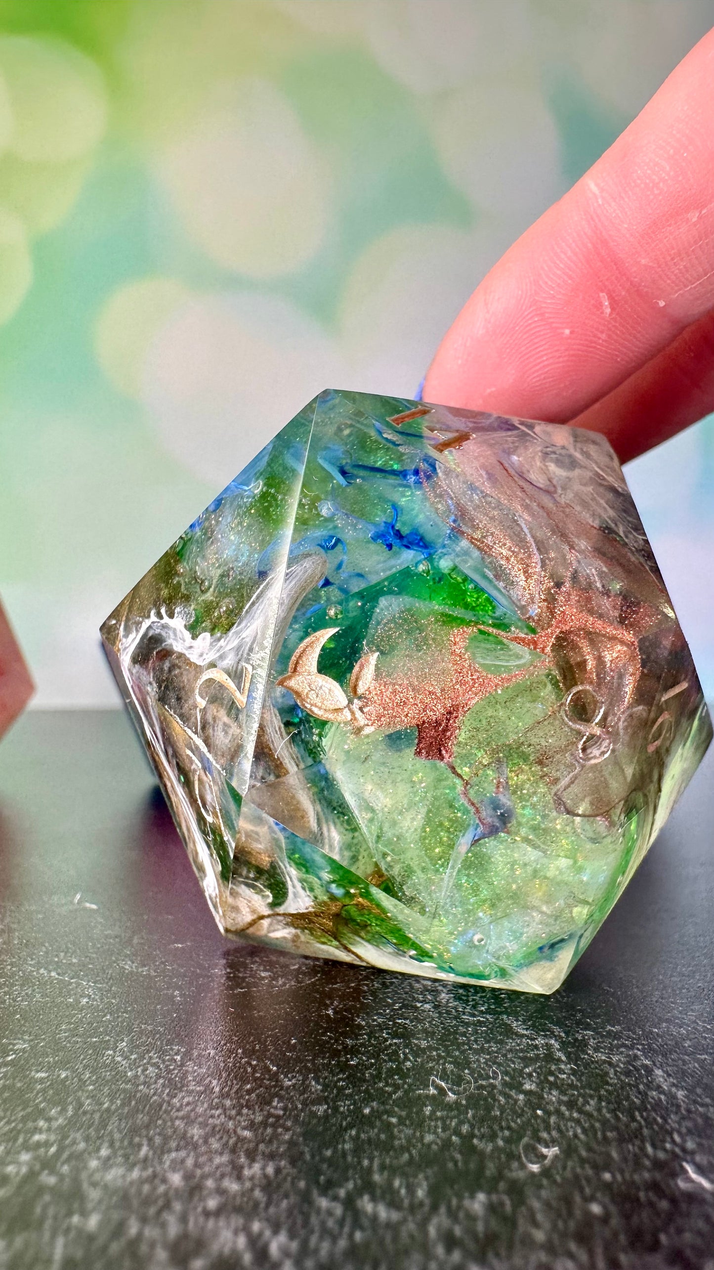 Van Gogh 60 MM Logo d20 Paperweight Chonk (Beta) Pobody's Nerfect