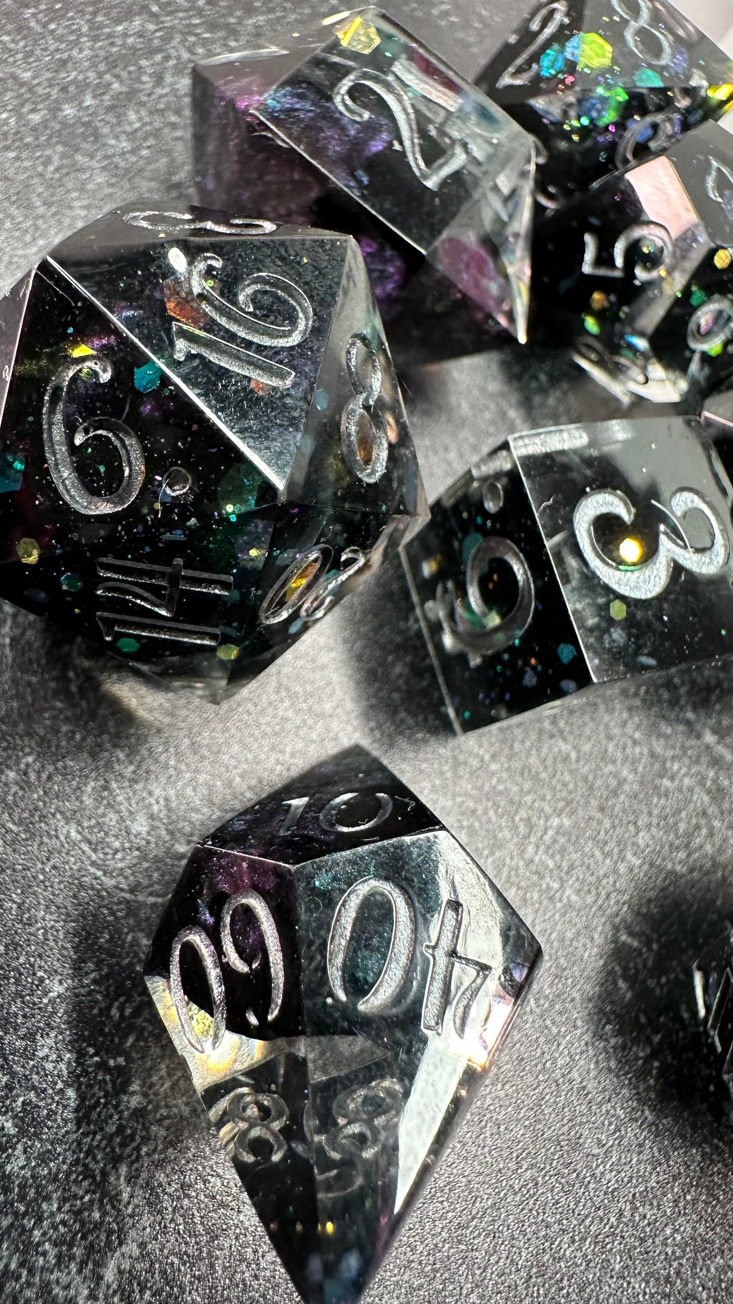 Cauldron Boil Me- 8 piece polyhedral dice set