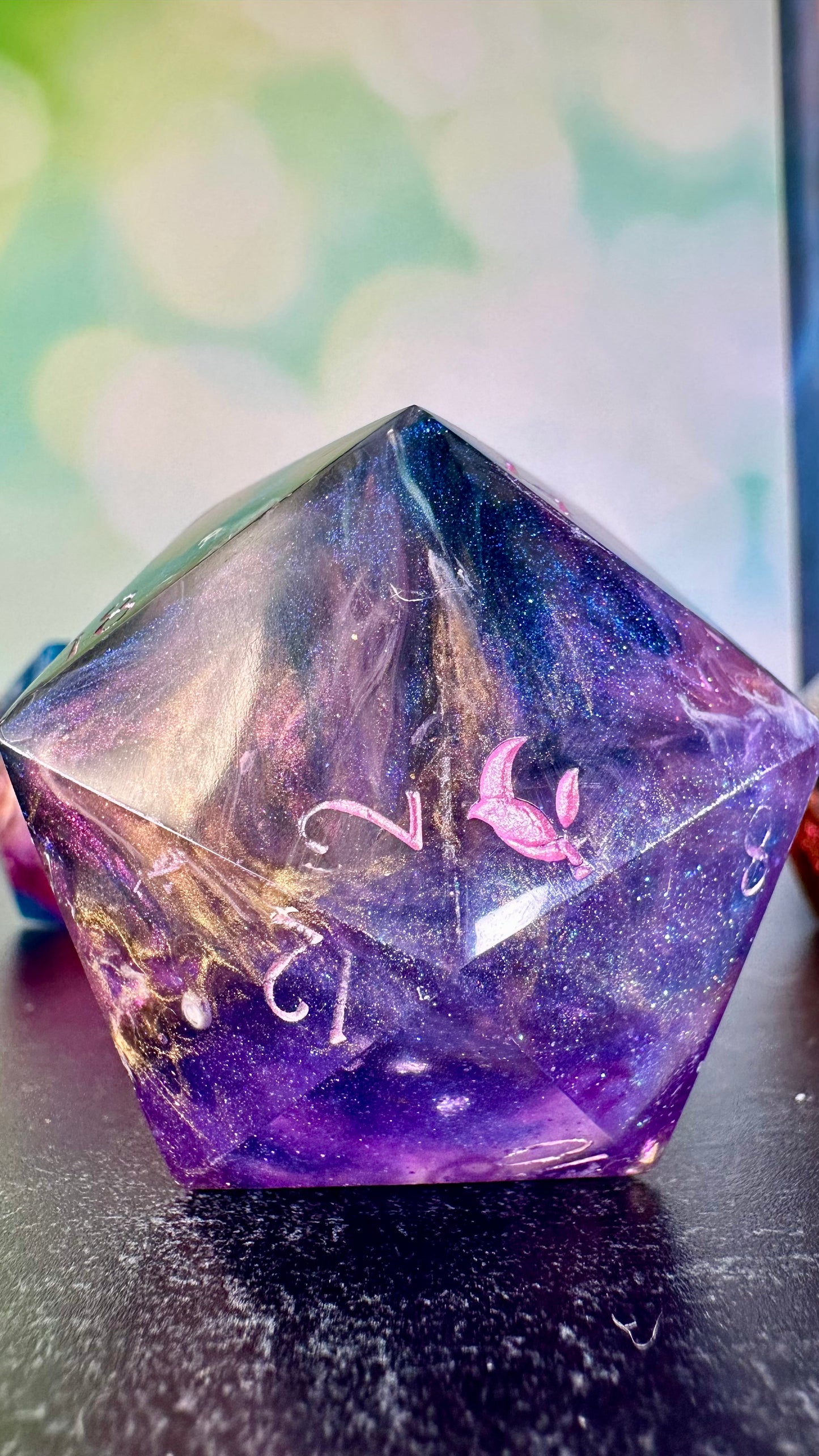 The Most Handsome High Lord- 60 MM Logo d20 Paperweight Chonk (Beta) Pobody's Nerfect