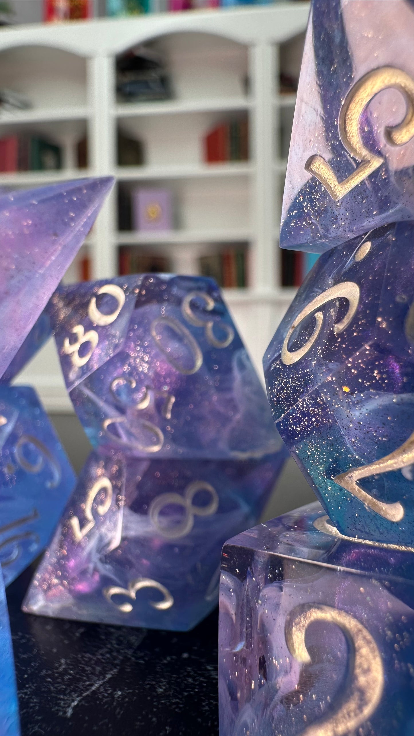 House of Wind- 8 piece polyhedral dice set