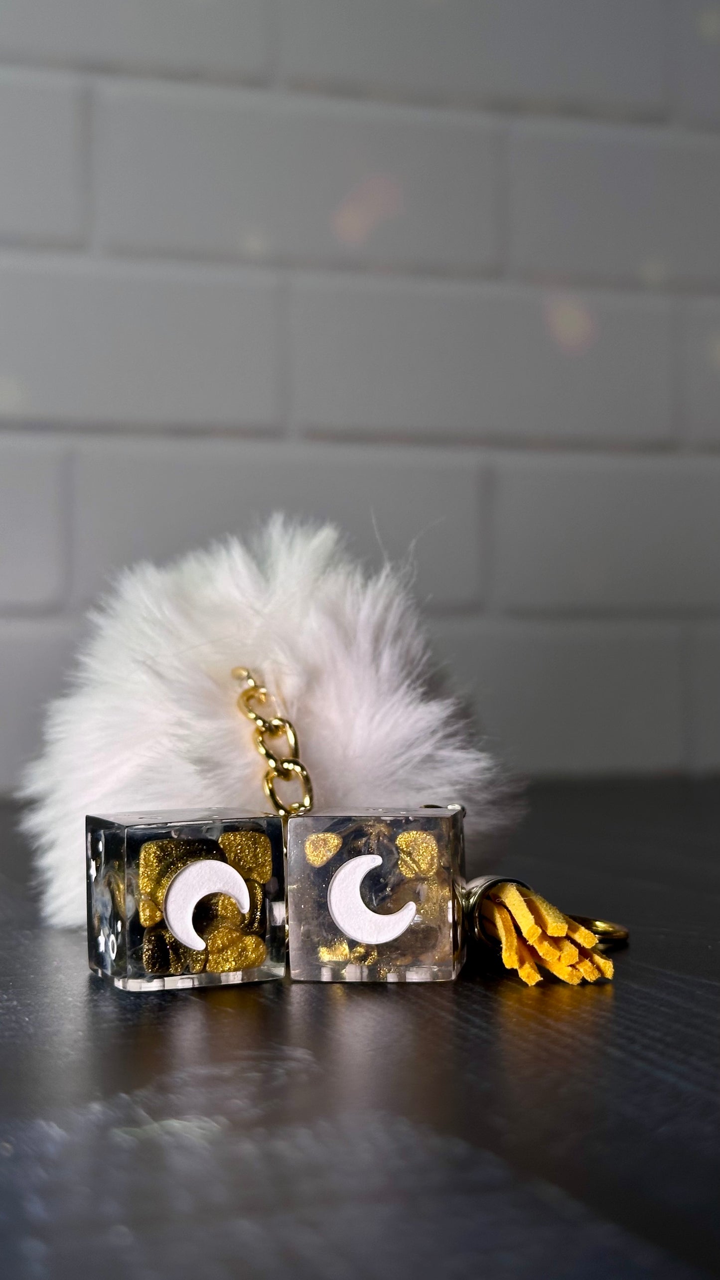 Golden Bag Charm