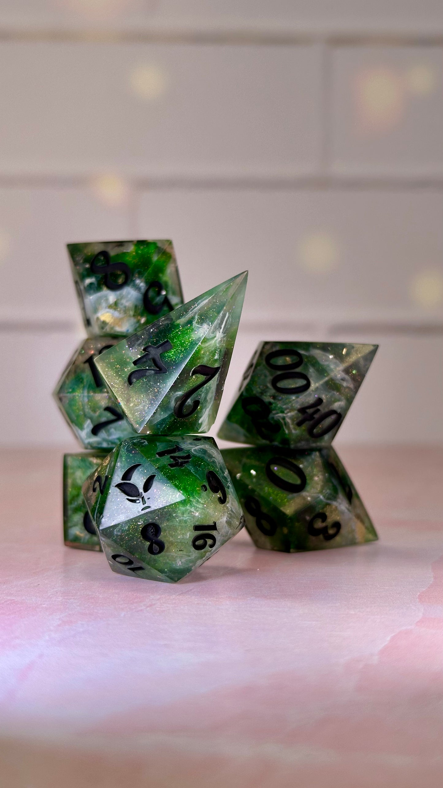 Khofar- 7 piece polyhedral dice set (Large)