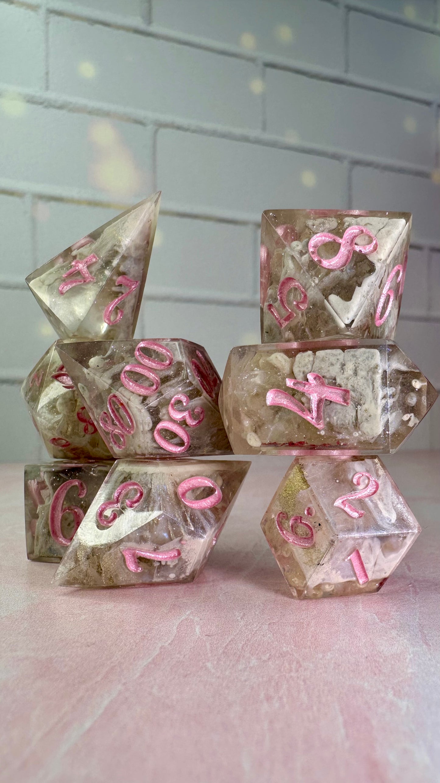 Jennifer Kale-Pobody’s Nerfect 8 piece polyhedral dice set (Large)