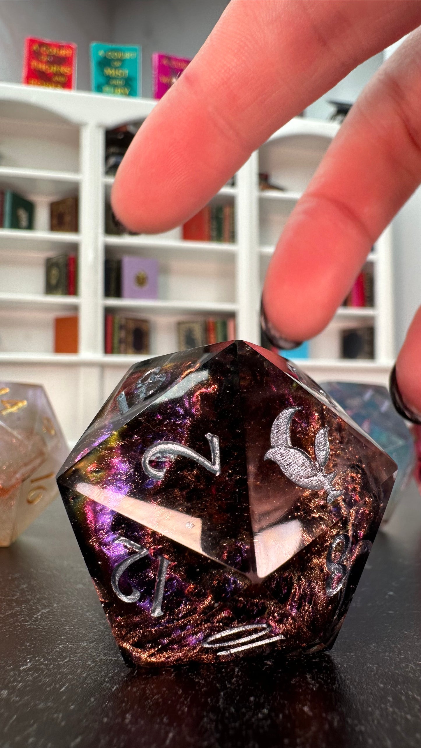 Rhysand- 40 MM Logo d20 Chonk
