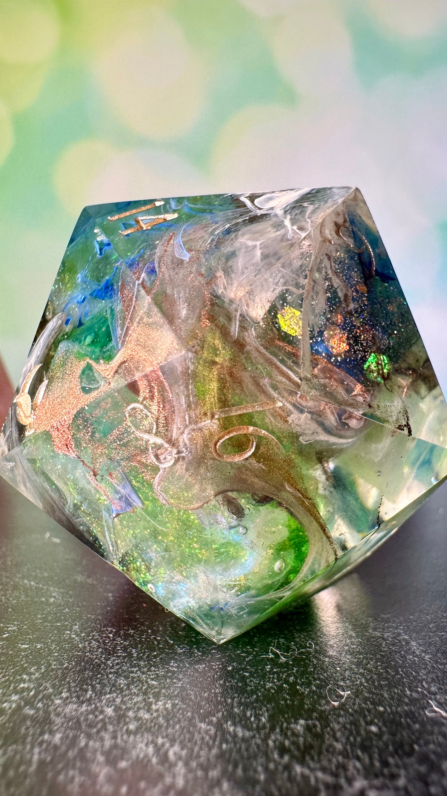 Van Gogh 60 MM Logo d20 Paperweight Chonk (Beta) Pobody's Nerfect