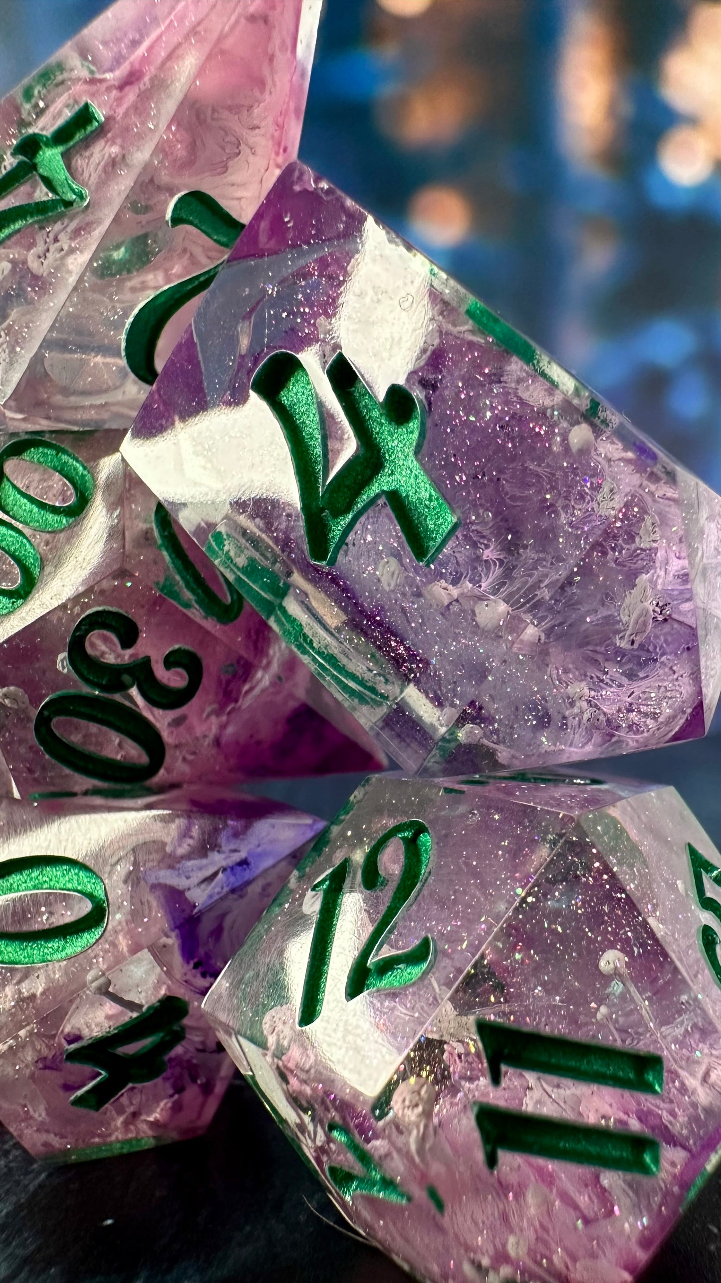Unadulterated Loathing - 8 piece polyhedral dice set (Large)