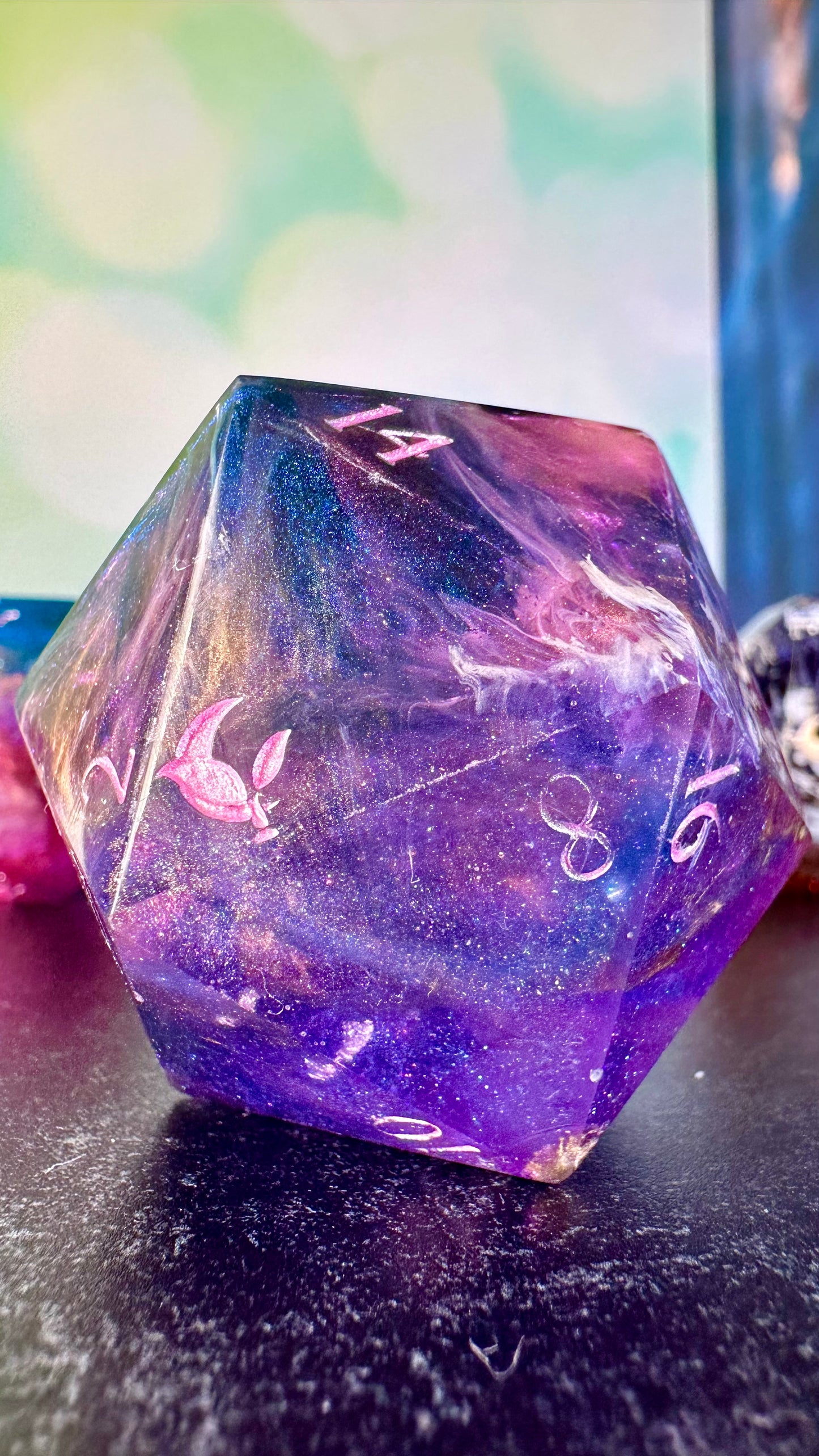 The Most Handsome High Lord- 60 MM Logo d20 Paperweight Chonk (Beta) Pobody's Nerfect