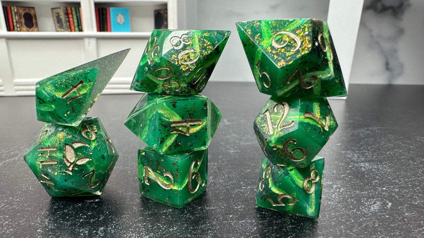 Tamlin's Revenge-8 piece polyhedral dice set