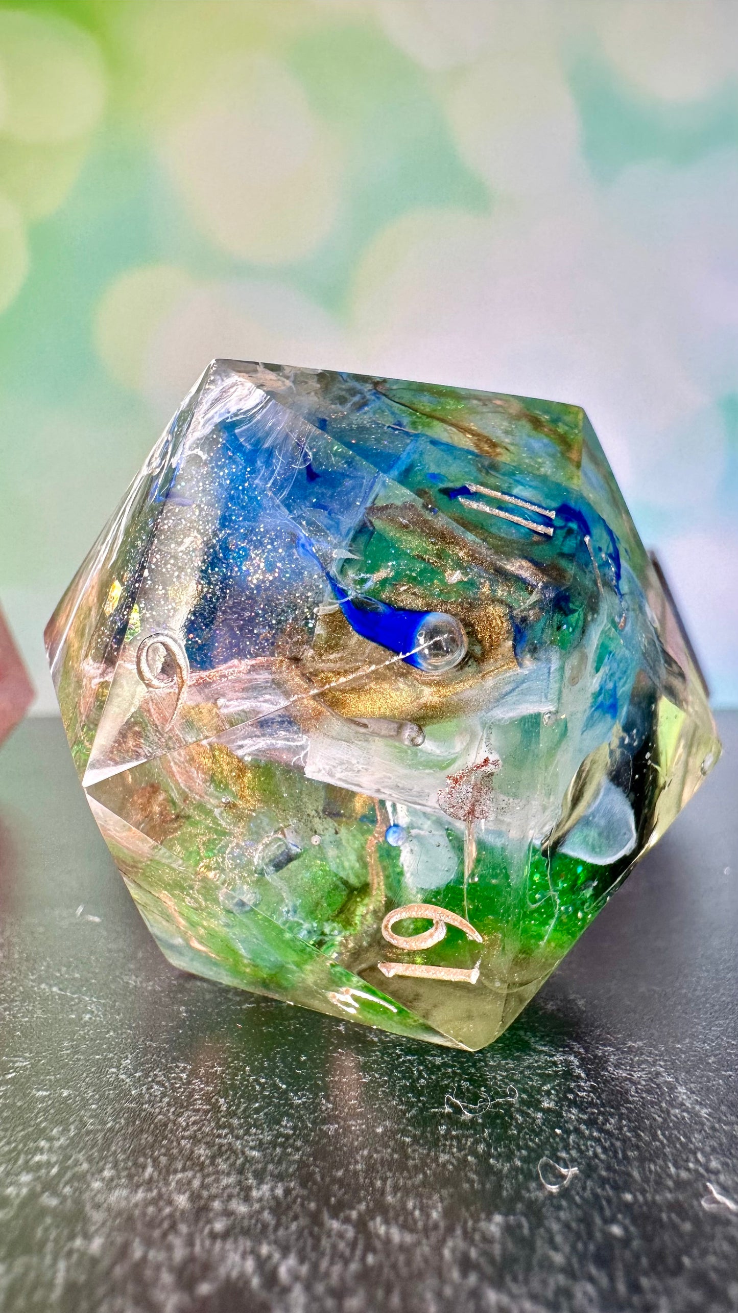 Van Gogh 60 MM Logo d20 Paperweight Chonk (Beta) Pobody's Nerfect