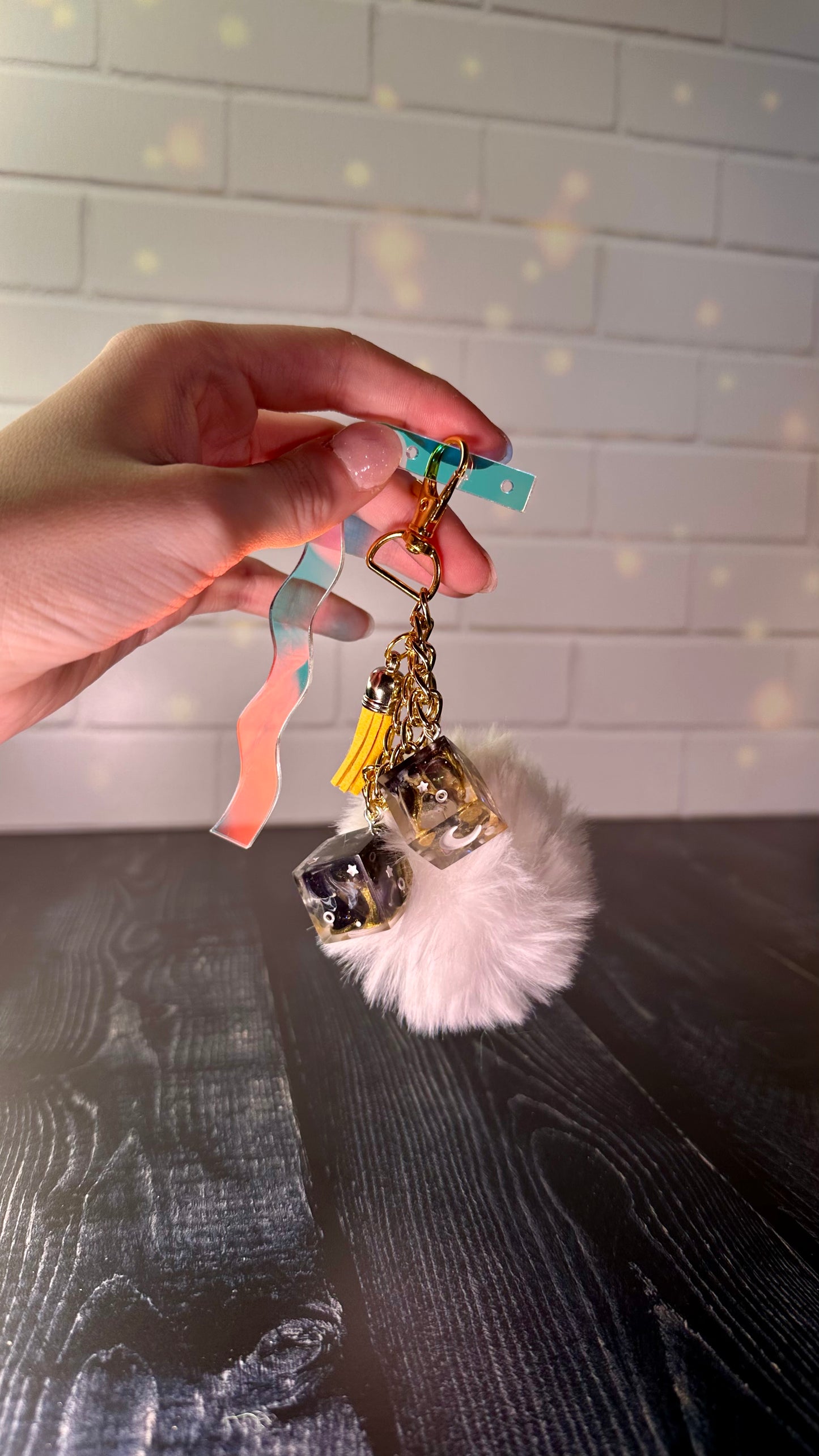 Golden Bag Charm