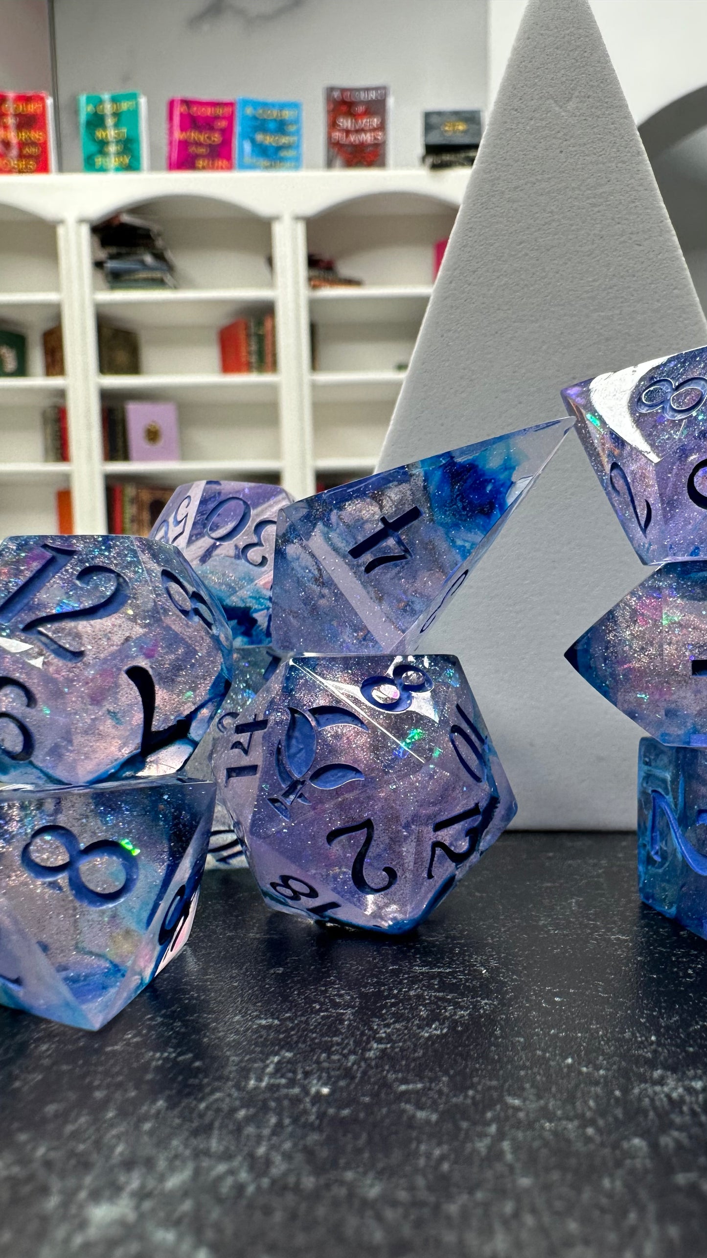 Water Wraith Rescue-8 piece polyhedral dice set-Pobody's Nerfect