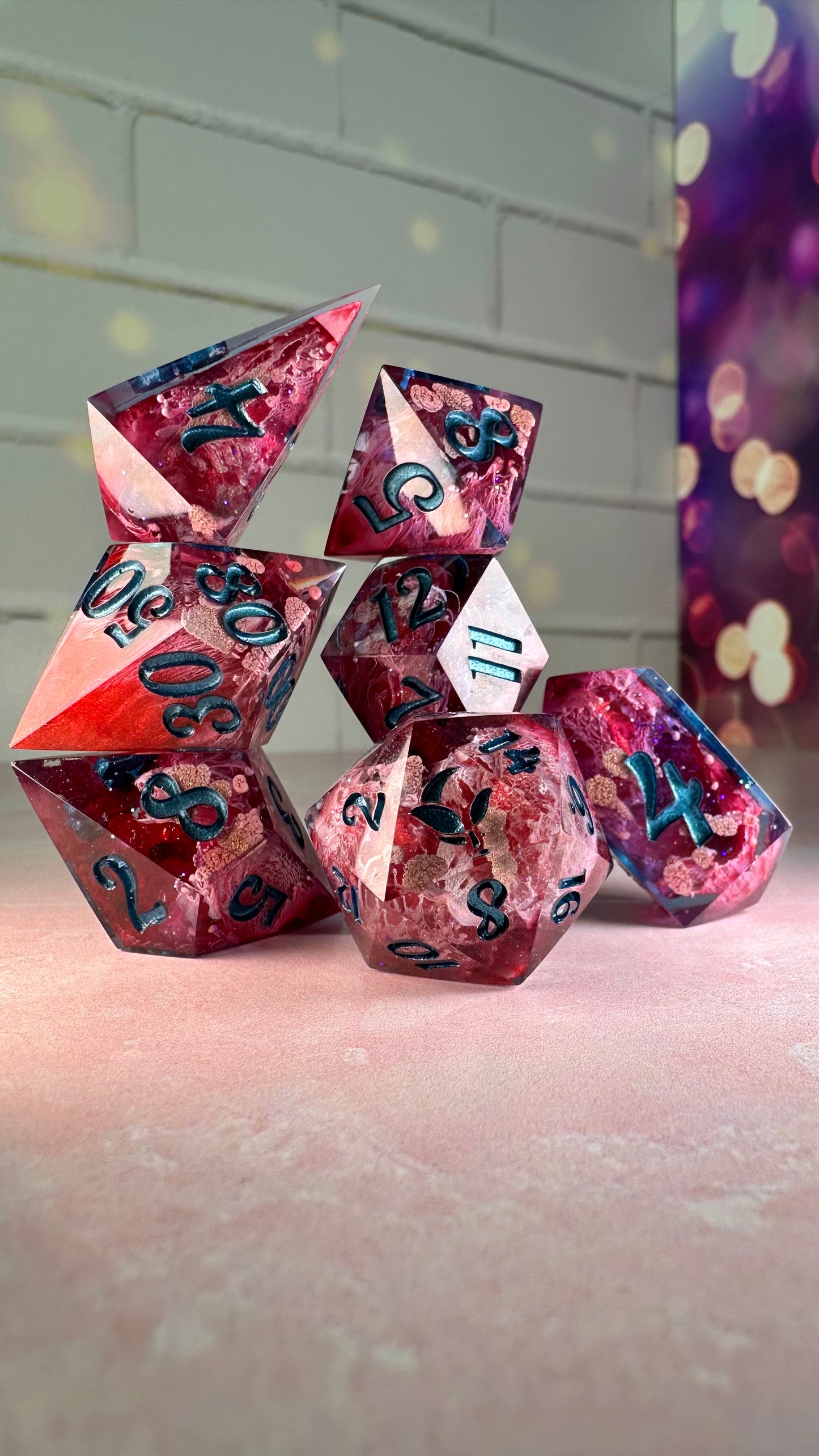 Billy Maximoff-8 piece polyhedral dice set (Large)