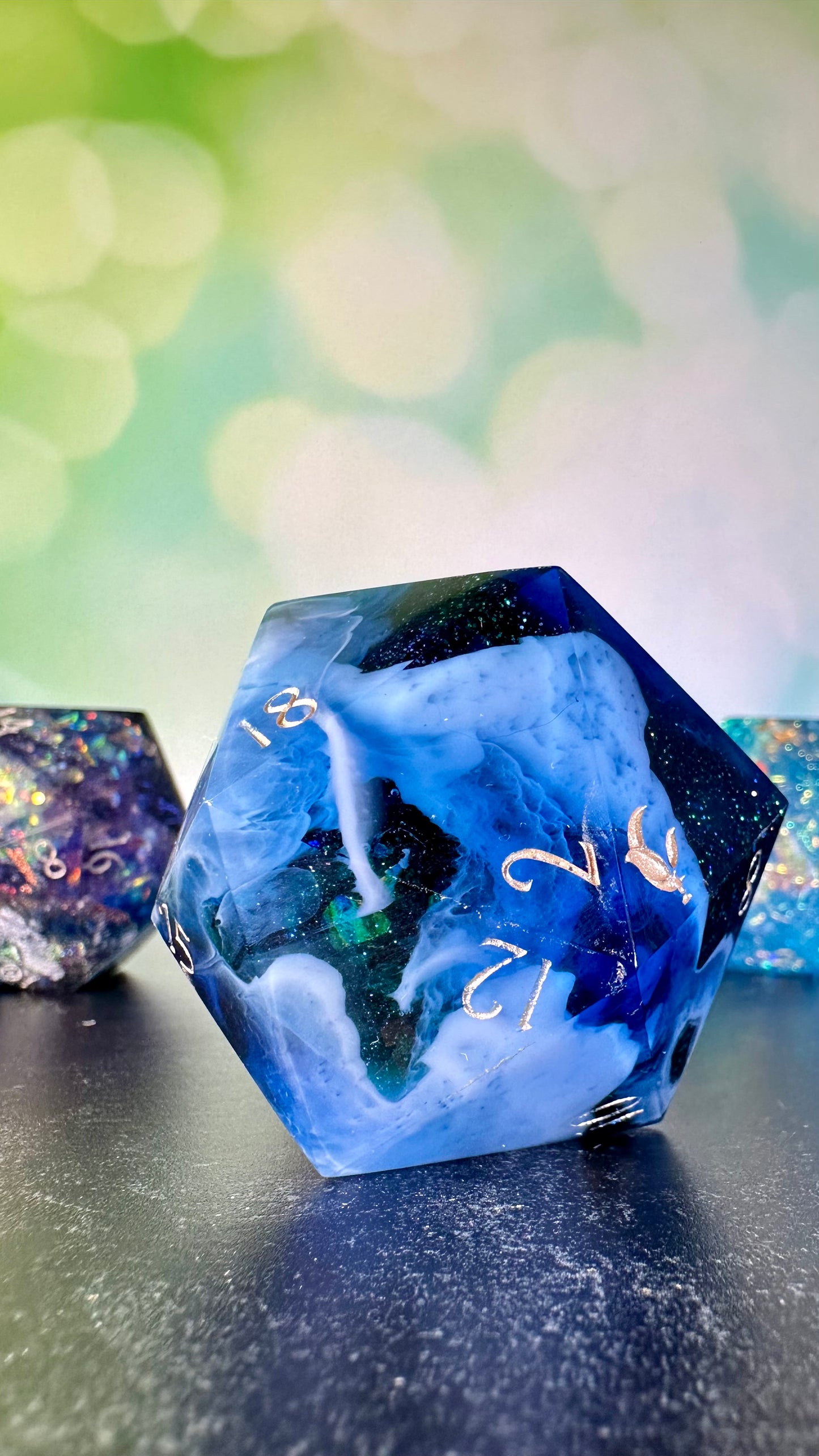 Nesta's Growth 60 MM Logo d20 Paperweight Chonk (Beta) Pobody's Nerfect