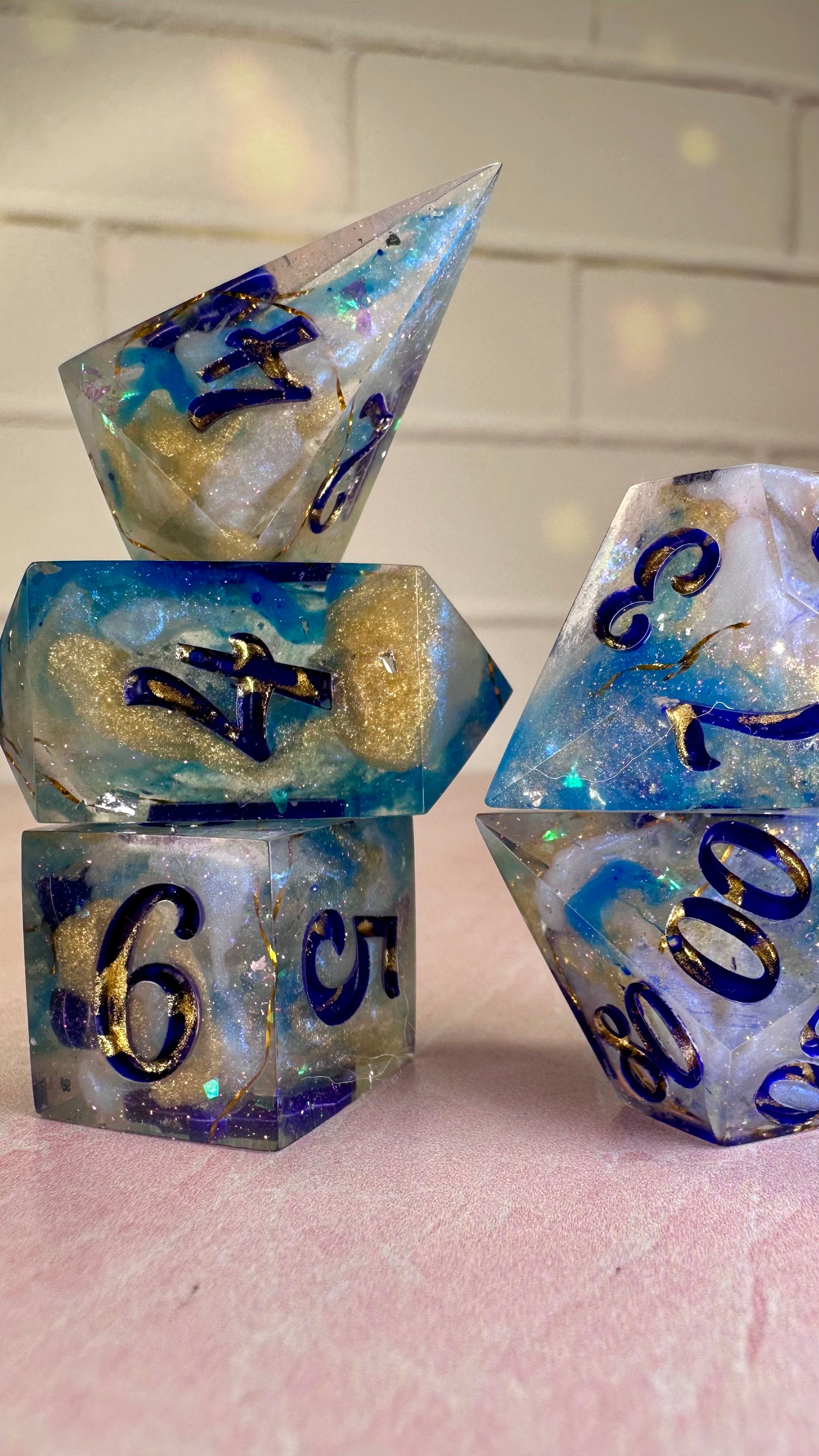 Tris-8 piece polyhedral dice set (Large)