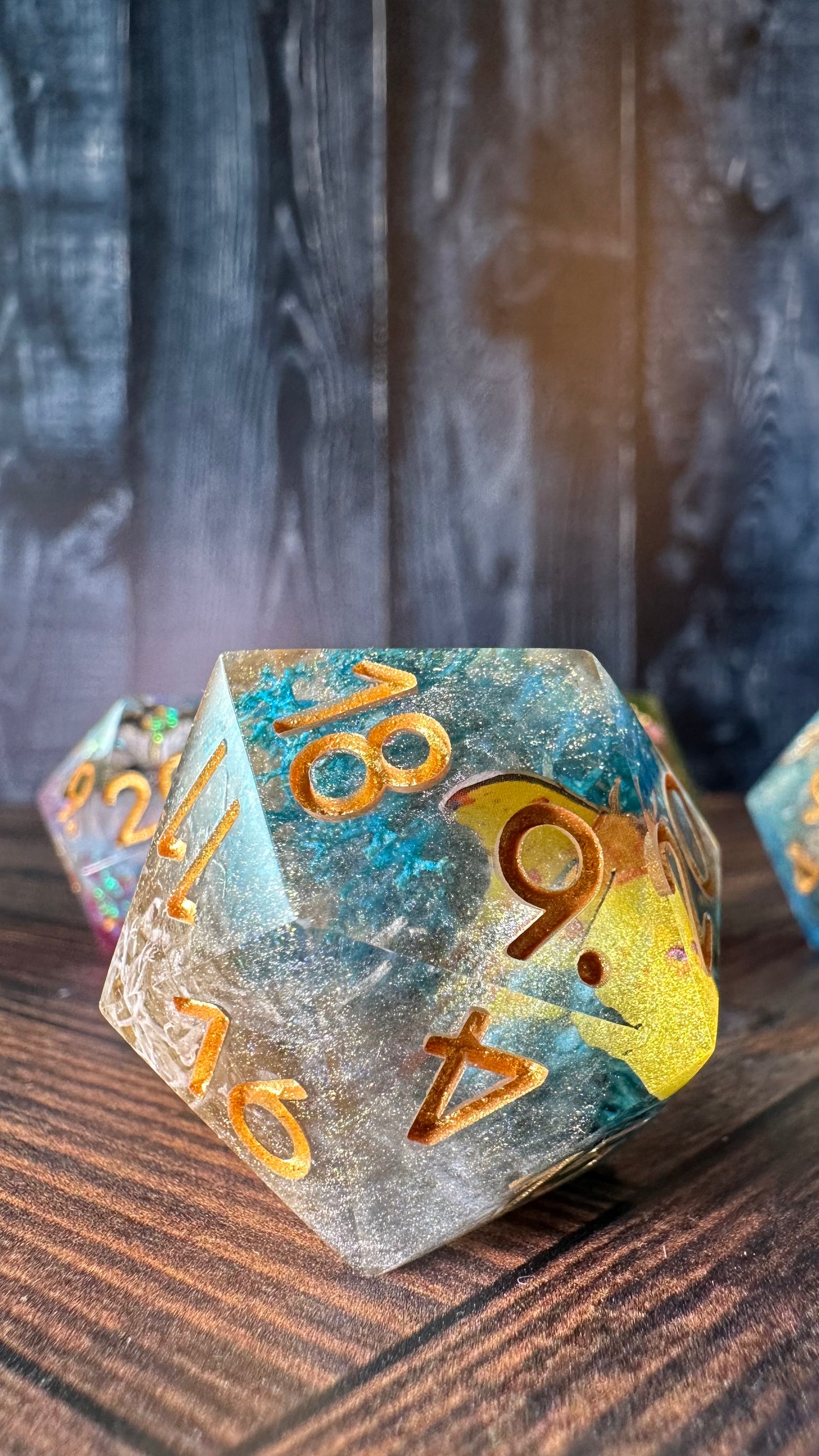Yellow Butterfly- 35 MM Logo d20 Chonk-Pobody’s Nerfect
