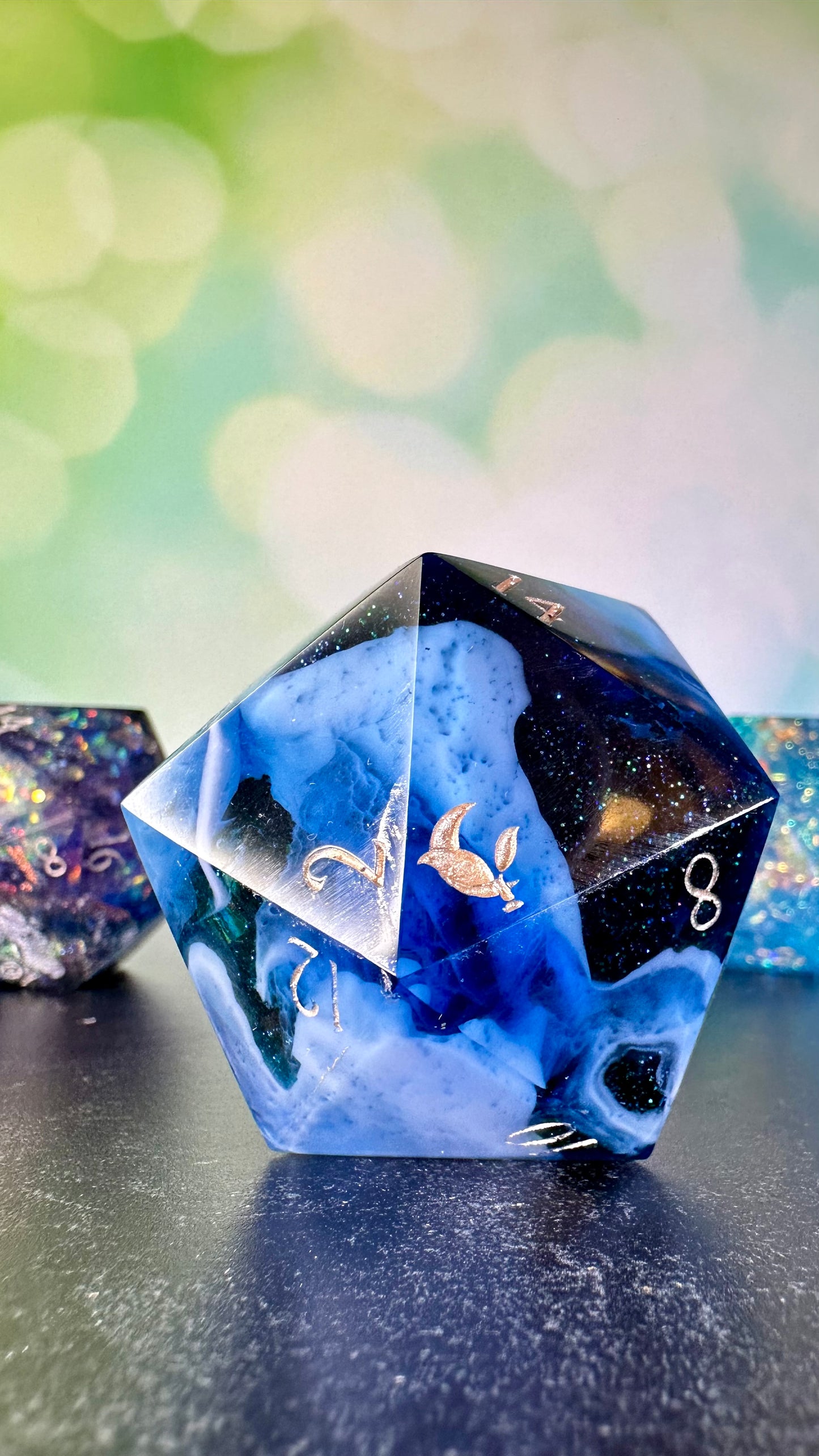 Nesta's Growth 60 MM Logo d20 Paperweight Chonk (Beta) Pobody's Nerfect