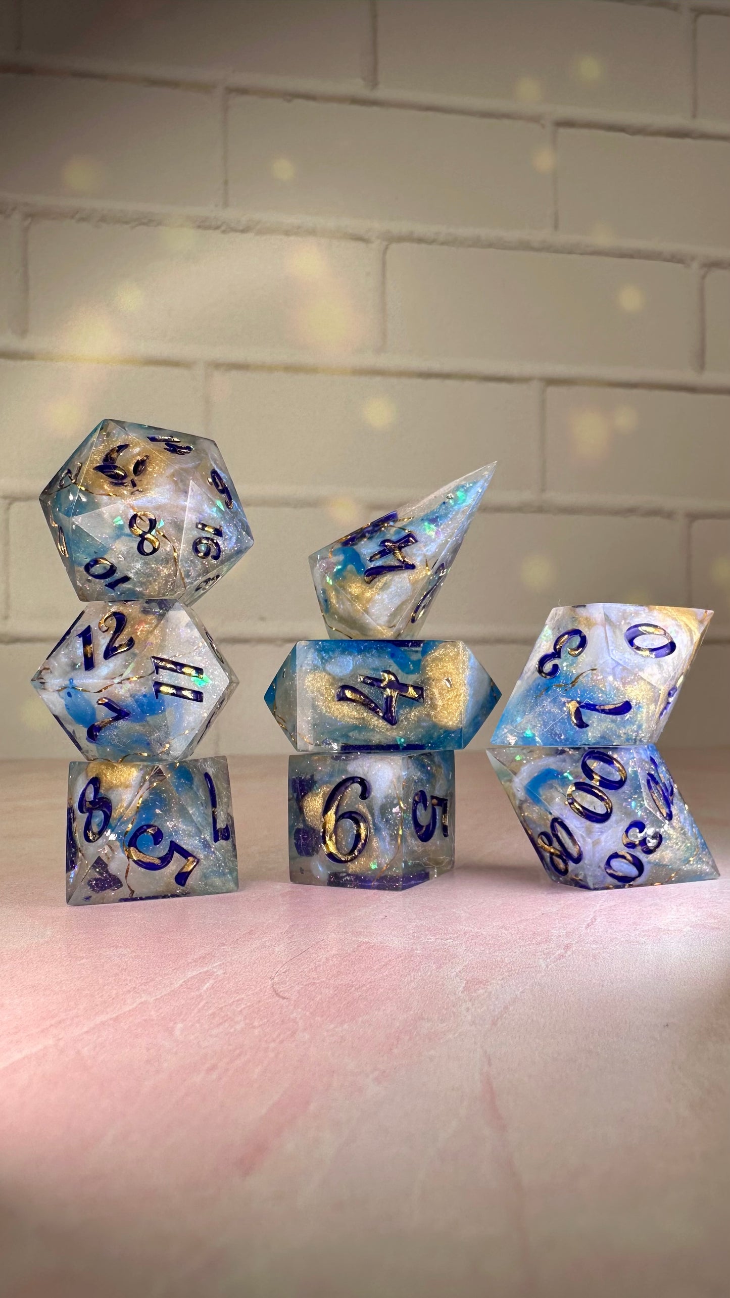 Tris-8 piece polyhedral dice set (Large)