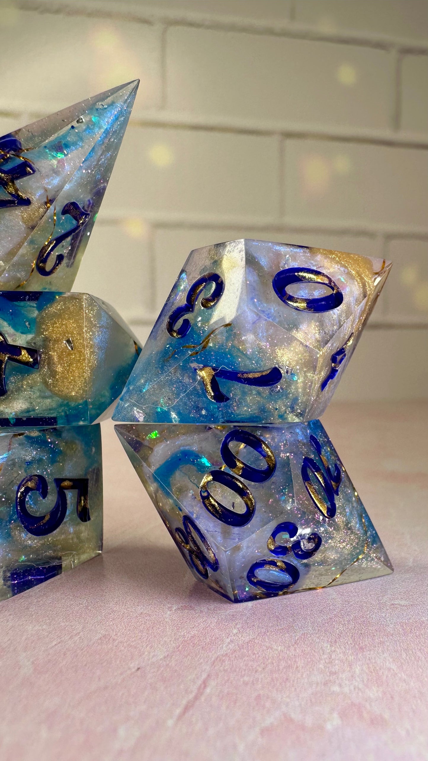 Tris-8 piece polyhedral dice set (Large)