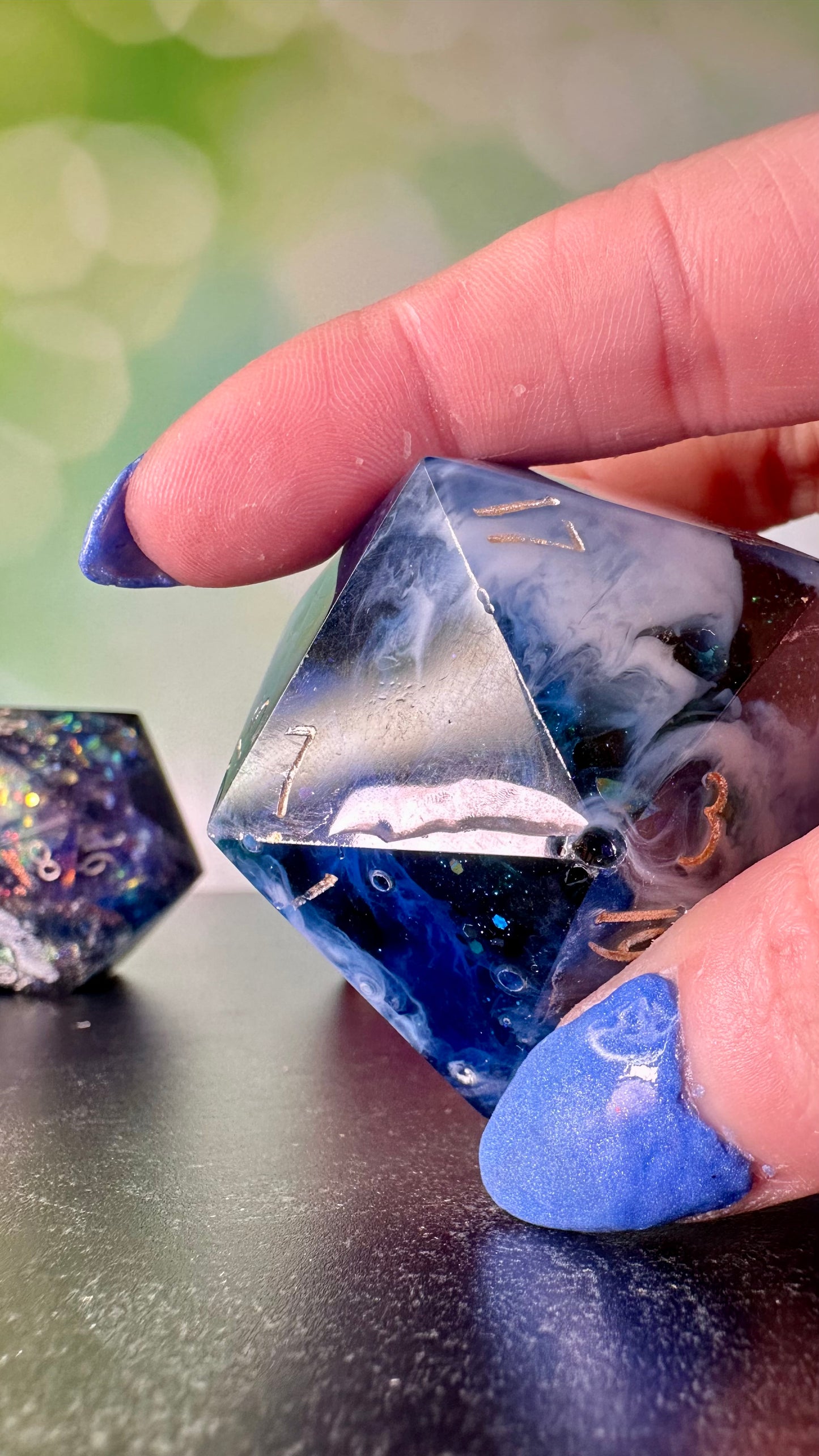 Nesta's Growth 60 MM Logo d20 Paperweight Chonk (Beta) Pobody's Nerfect