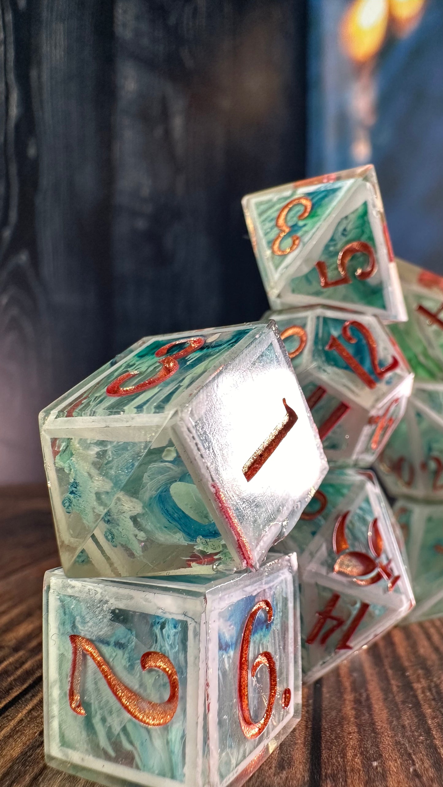 Elide Lochan-7 piece polyhedral dice set