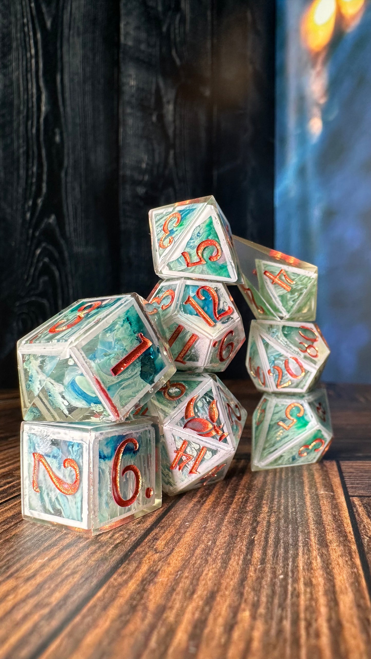 Elide Lochan-7 piece polyhedral dice set
