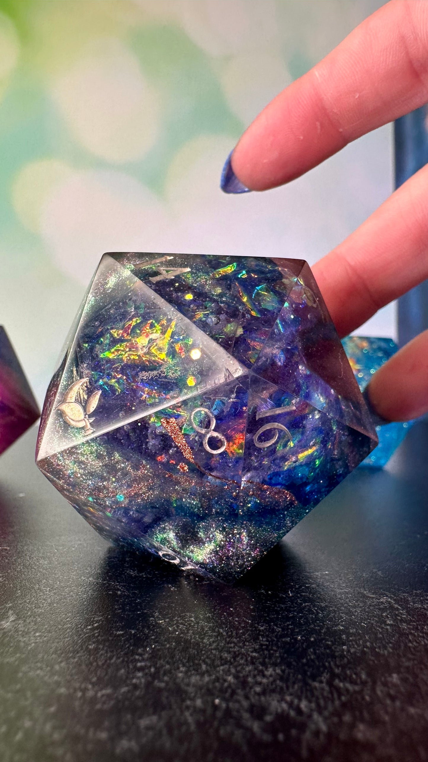 The Cauldron 60 MM Logo d20 Paperweight Chonk (Beta) Pobody's Nerfect