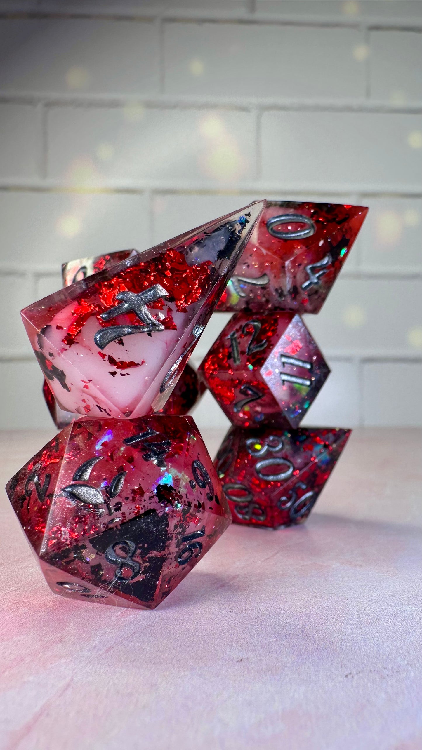 “If it was the right thing to do , why didn’t you tell the Jedi?”- 8 piece polyhedral dice set (Large)