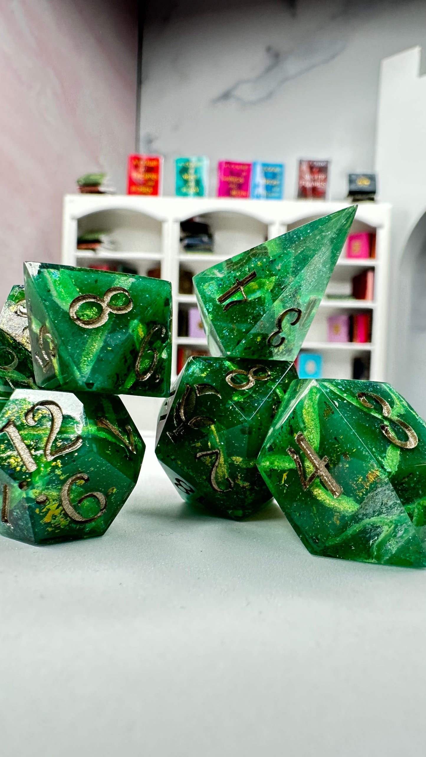 Tamlin's Revenge-8 piece polyhedral dice set