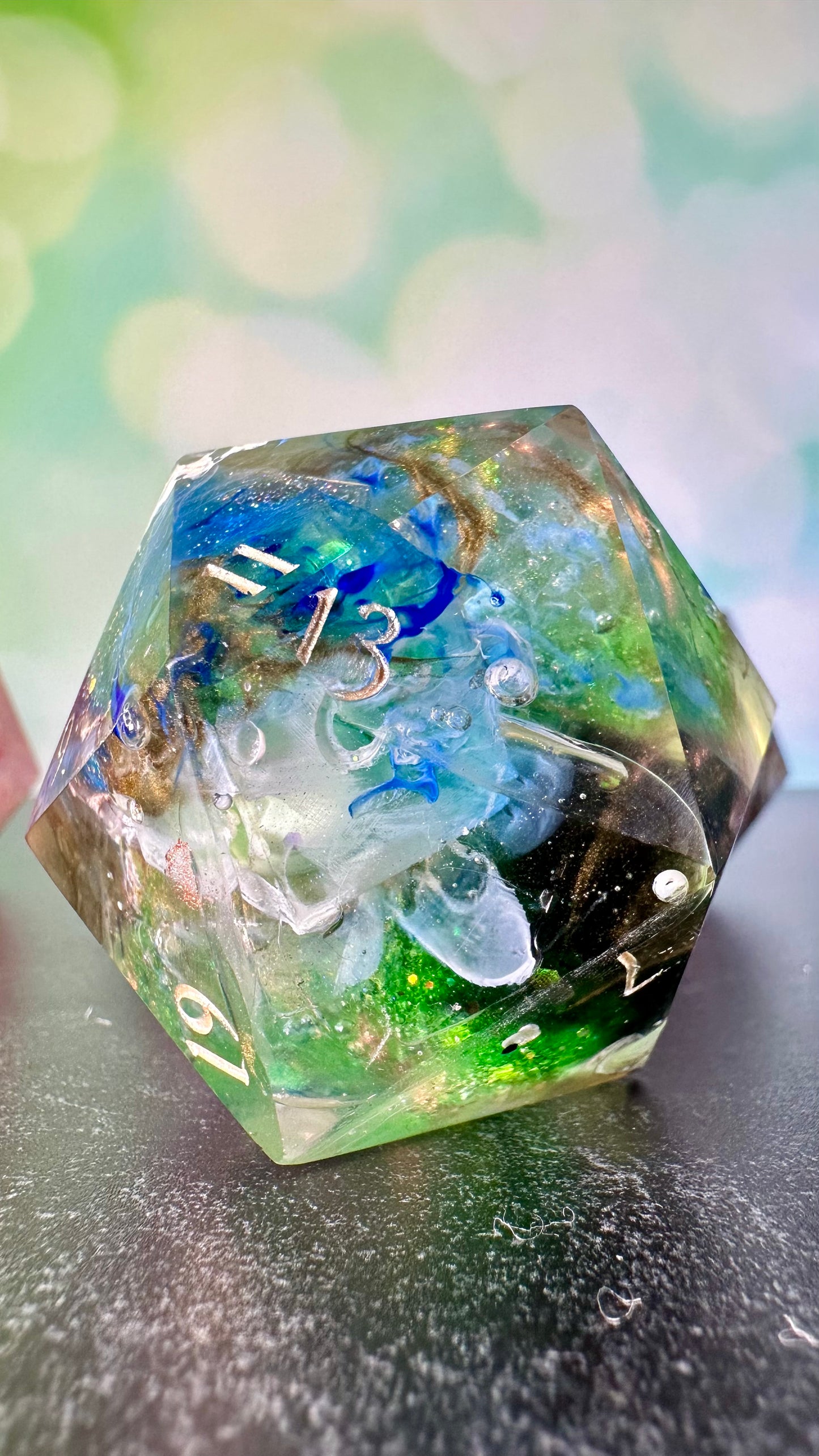 Van Gogh 60 MM Logo d20 Paperweight Chonk (Beta) Pobody's Nerfect
