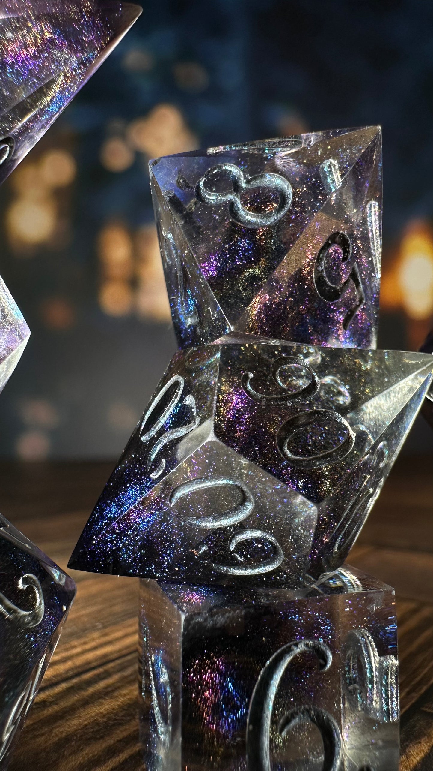 Cave of Princes- 8 piece polyhedral dice set