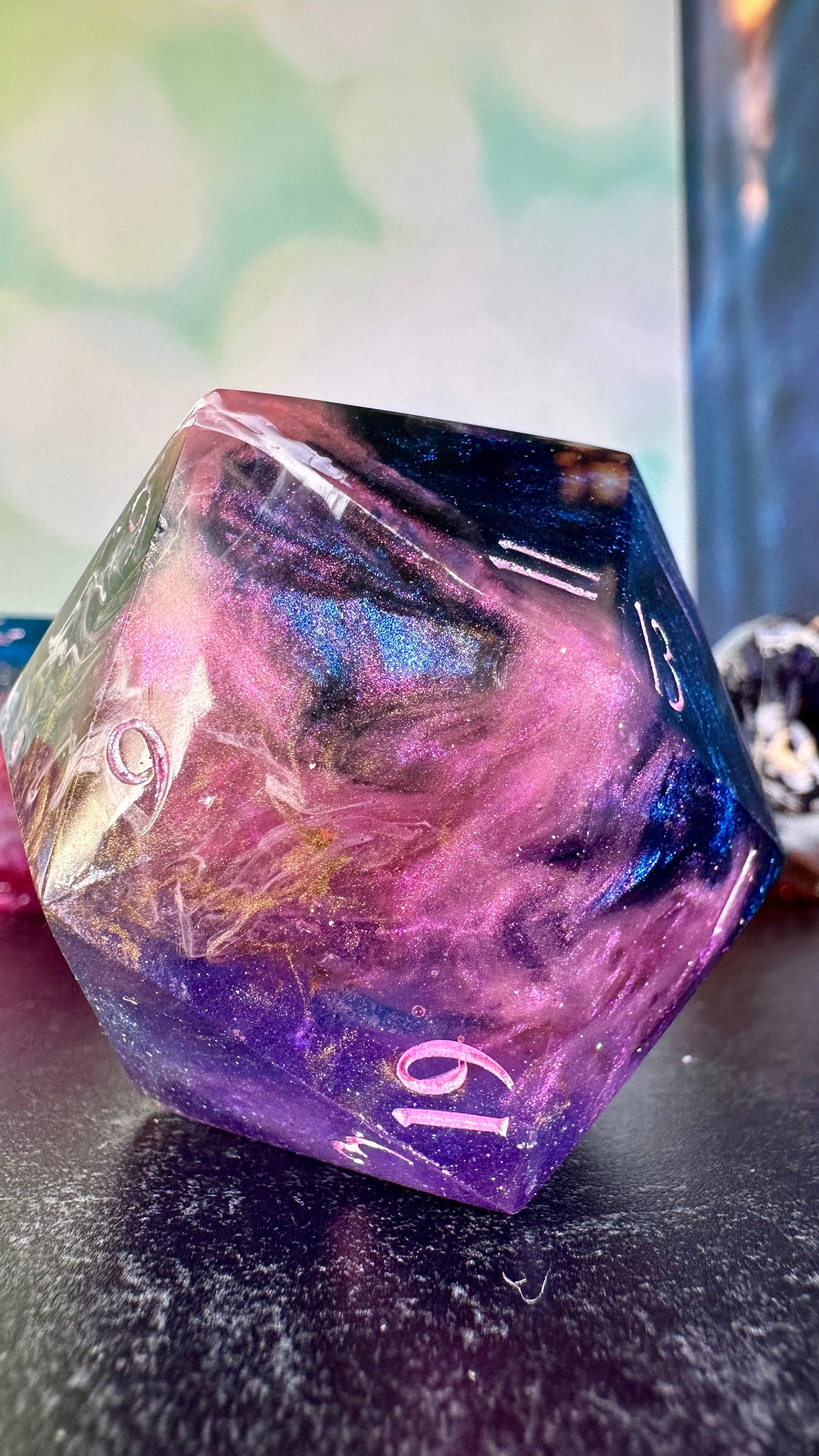 The Most Handsome High Lord- 60 MM Logo d20 Paperweight Chonk (Beta) Pobody's Nerfect