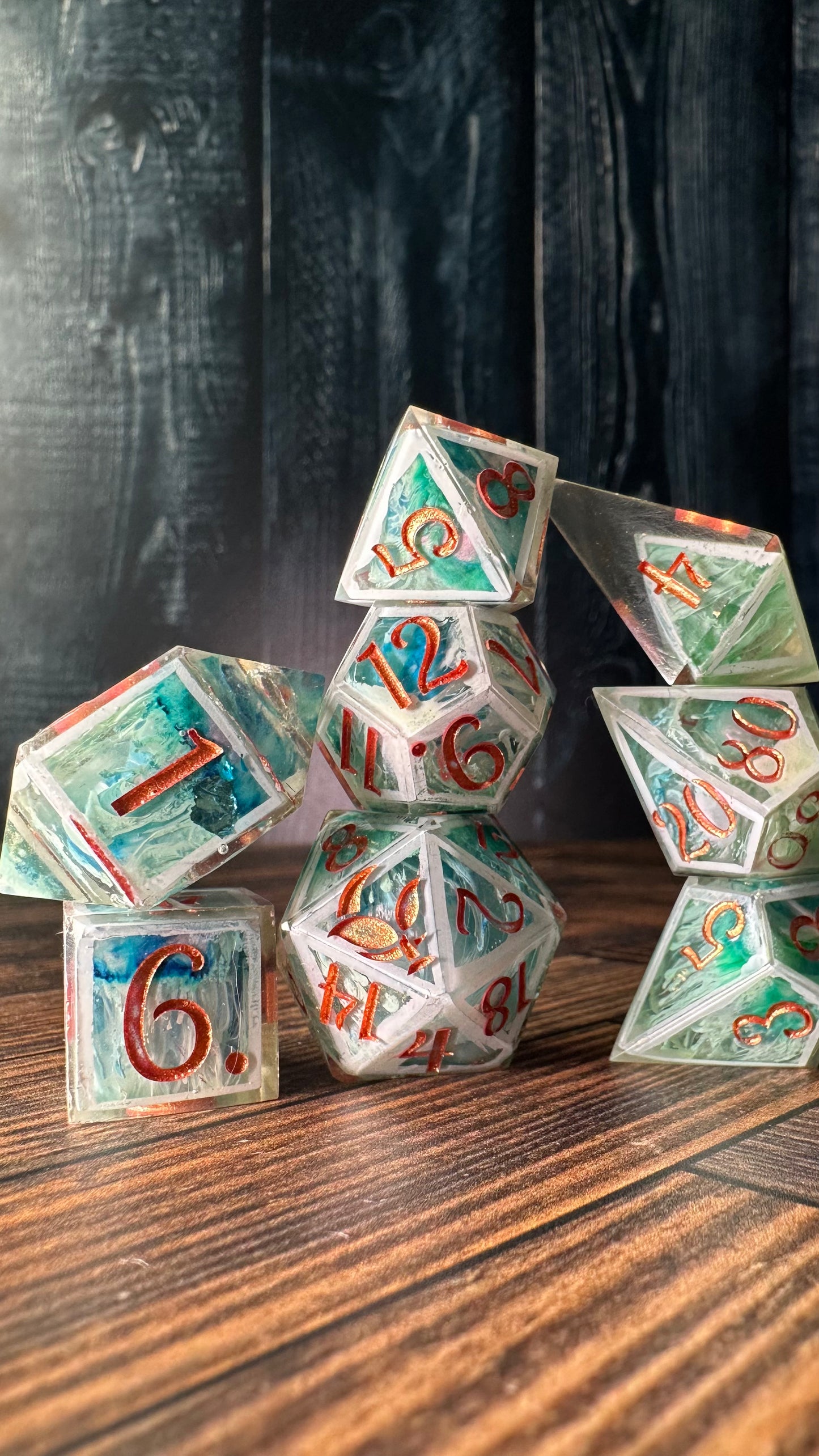 Elide Lochan-7 piece polyhedral dice set
