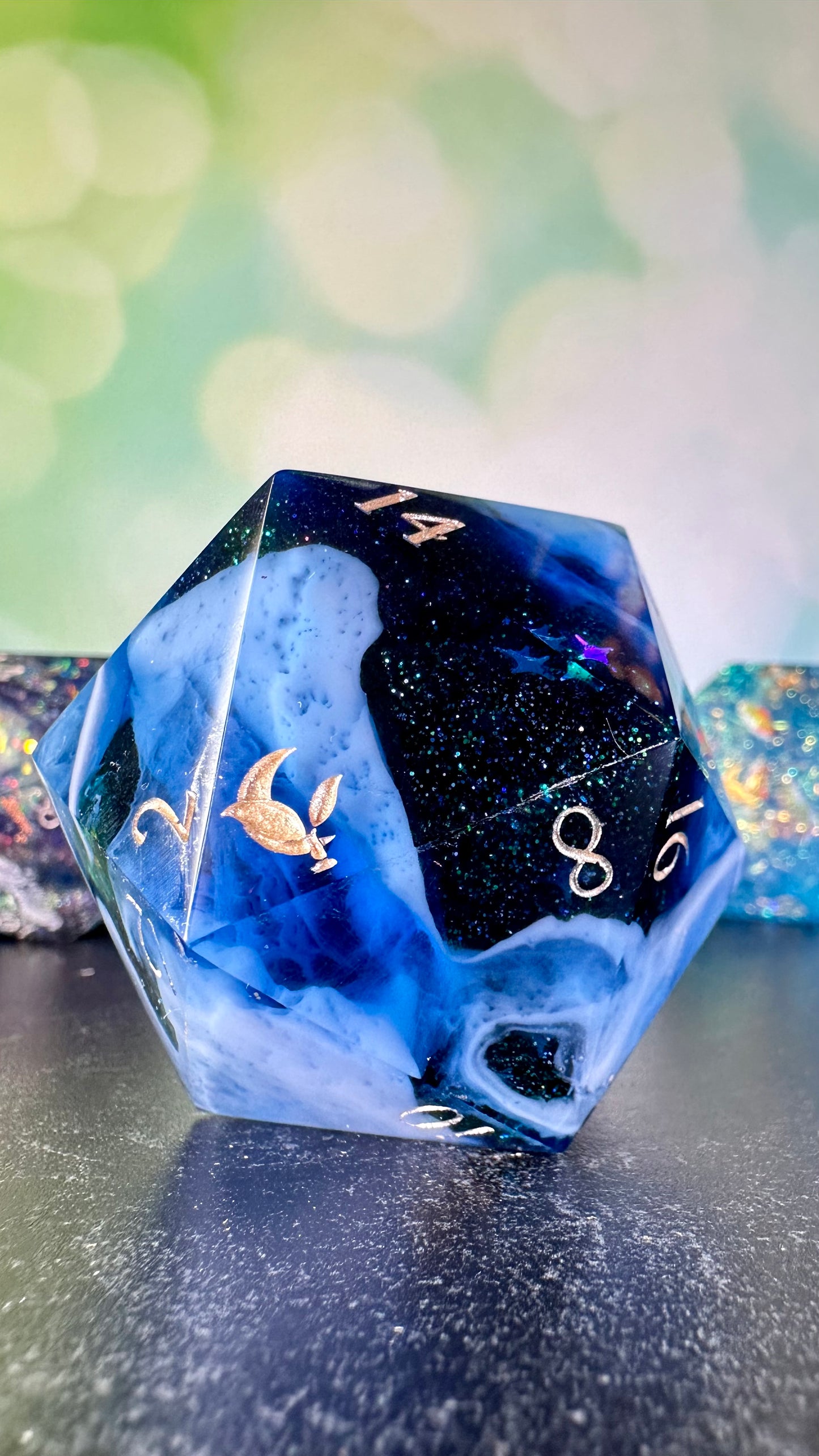 Nesta's Growth 60 MM Logo d20 Paperweight Chonk (Beta) Pobody's Nerfect