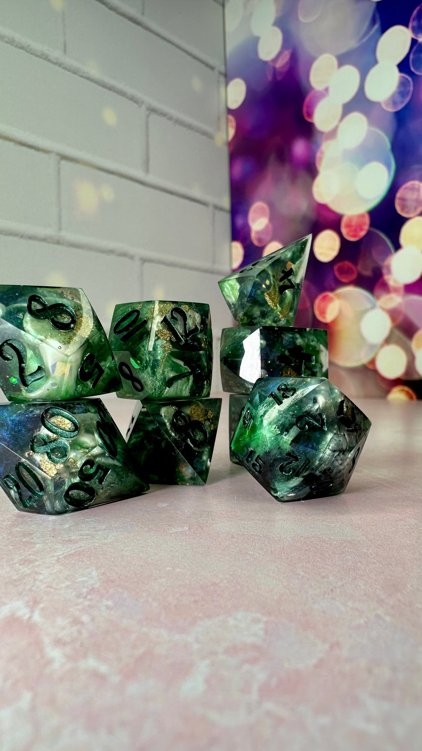 Rio Vidal-8 piece polyhedral dice set (Large)