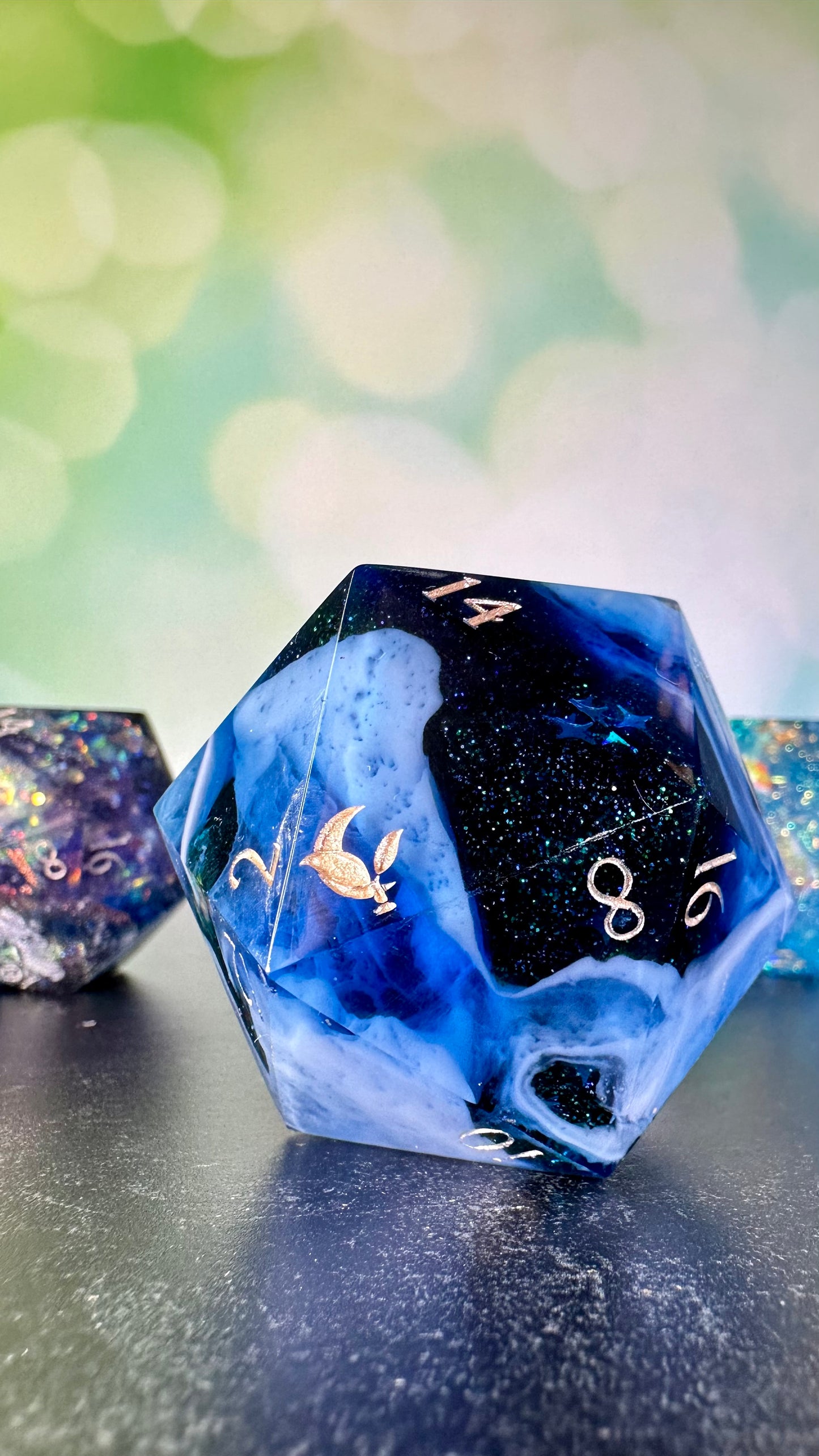Nesta's Growth 60 MM Logo d20 Paperweight Chonk (Beta) Pobody's Nerfect
