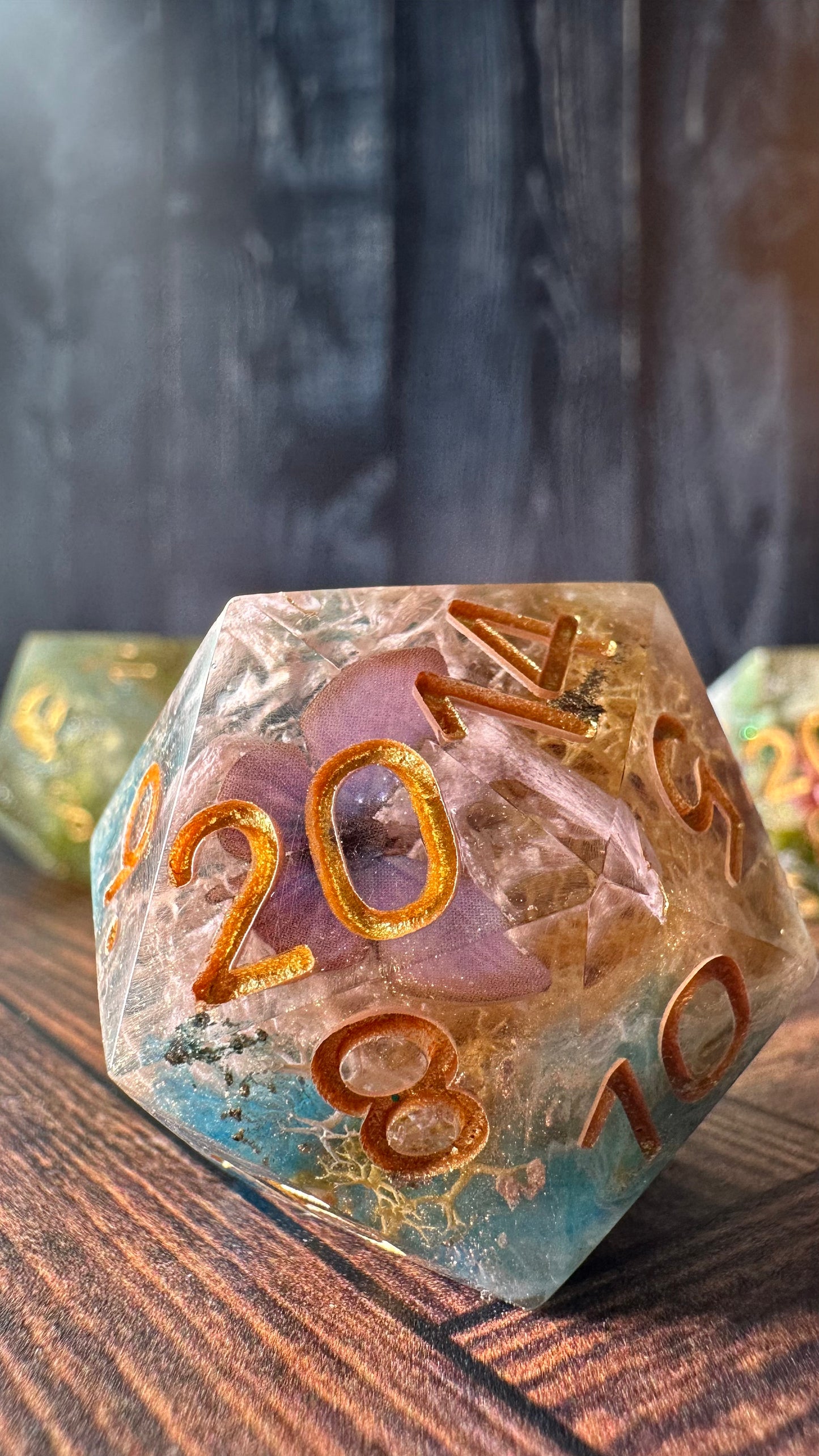 Purple Butterfly- 35 MM Logo d20 Chonk-Pobody’s Nerfect