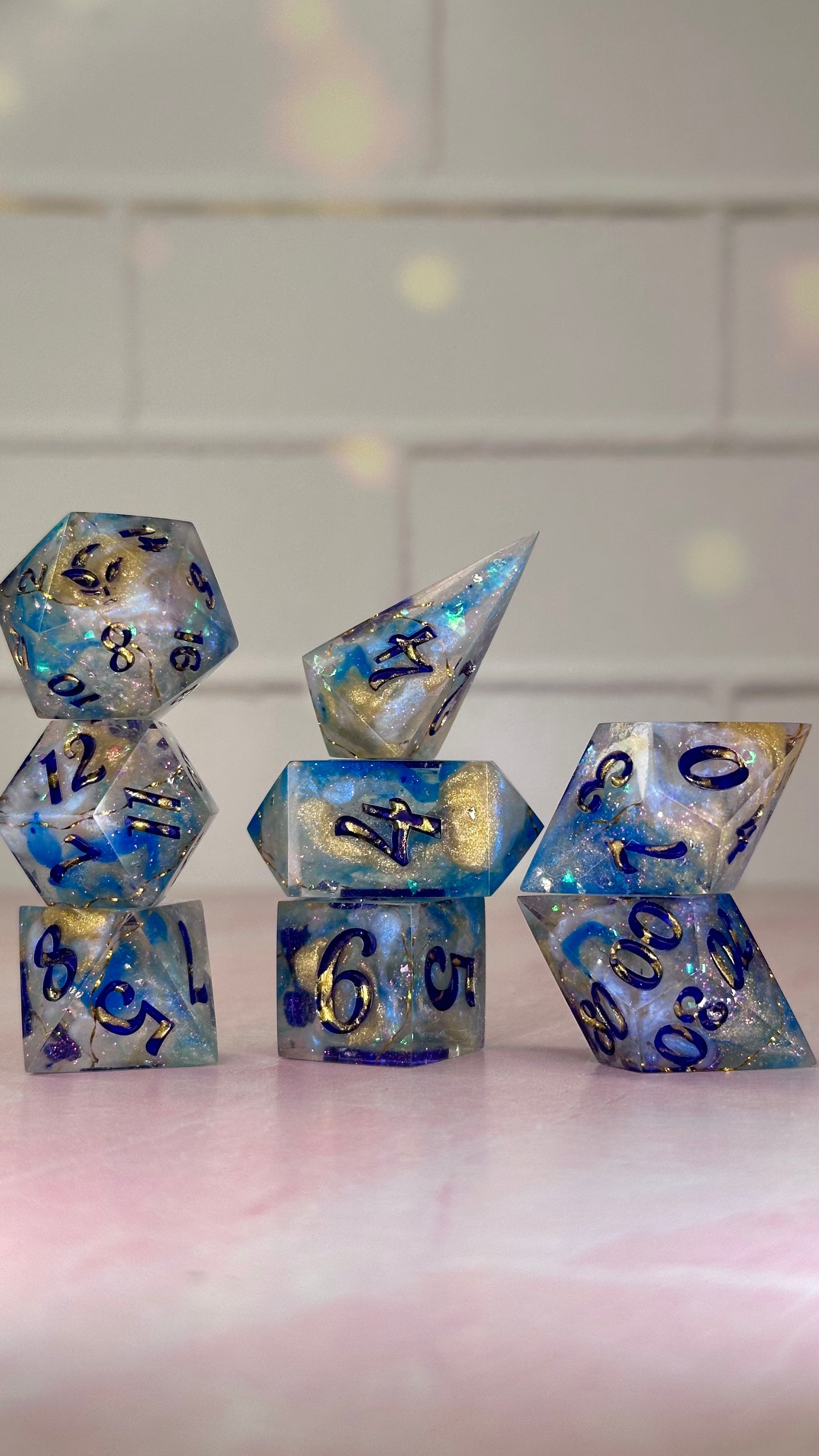 Tris-8 piece polyhedral dice set (Large)