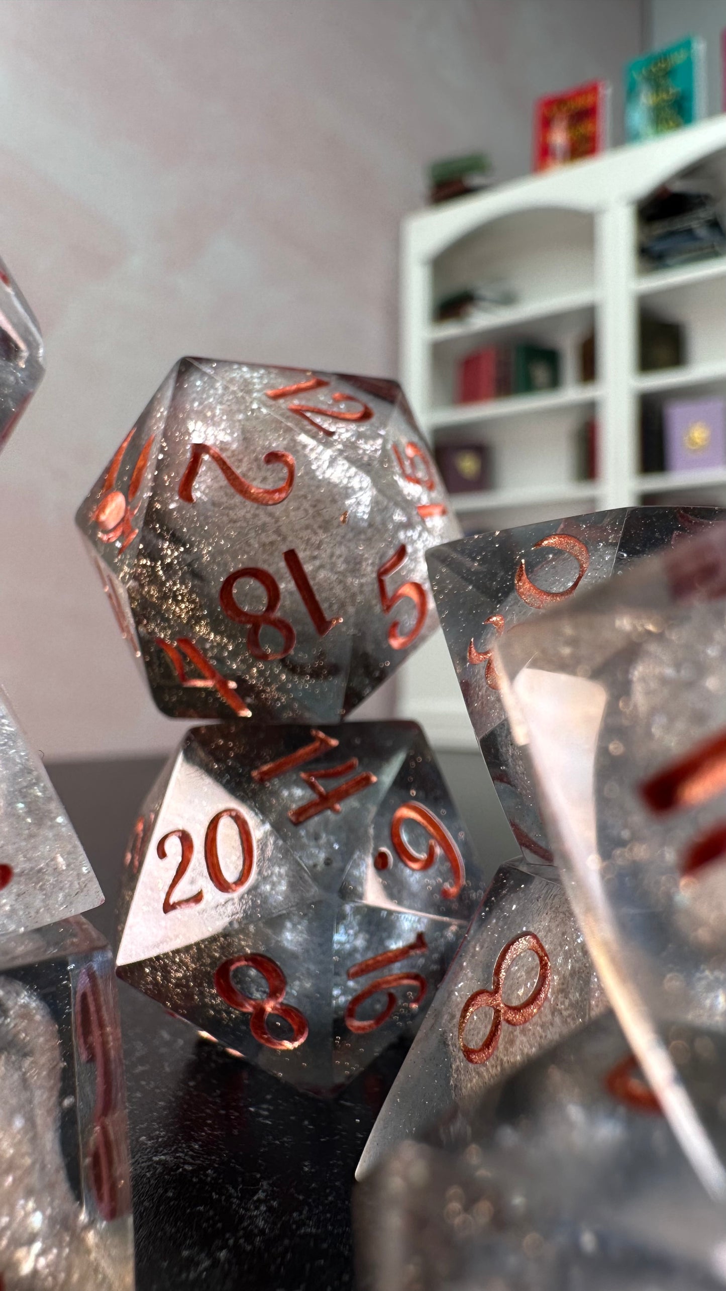 Wings Over Windhaven- 8 piece polyhedral dice set