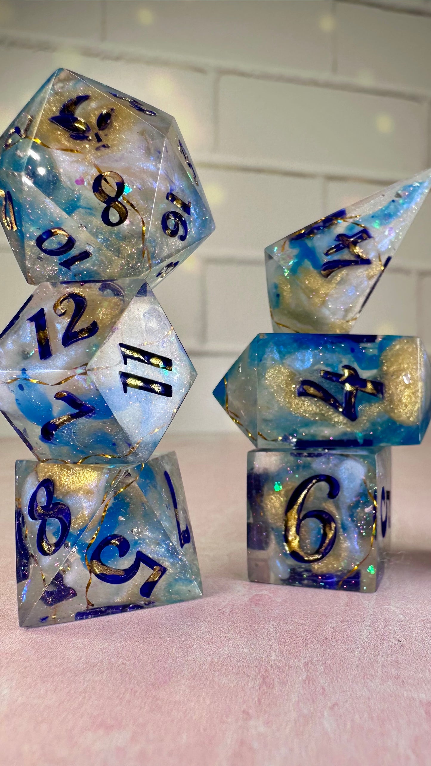 Tris-8 piece polyhedral dice set (Large)
