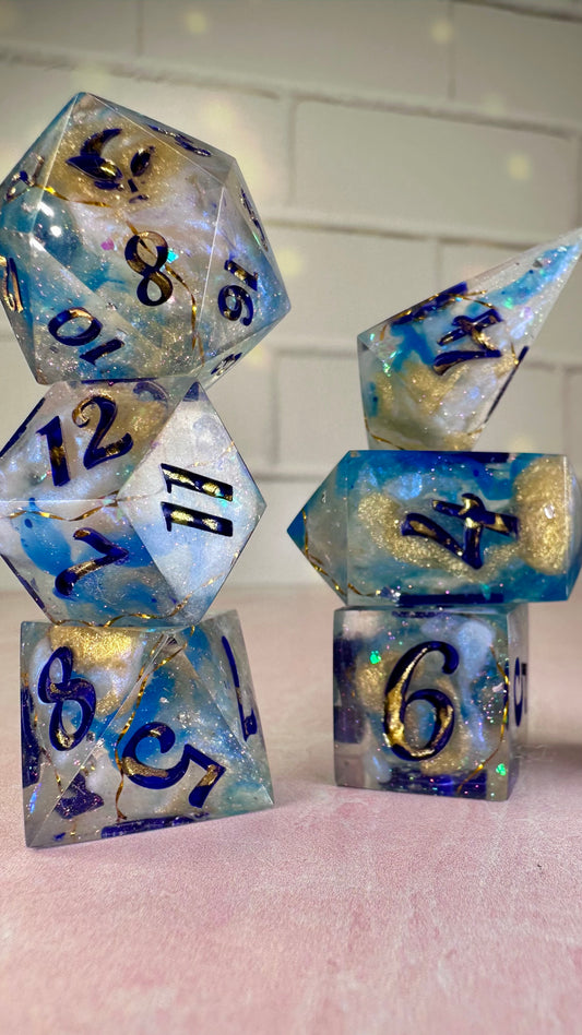 Tris-8 piece polyhedral dice set (Large)