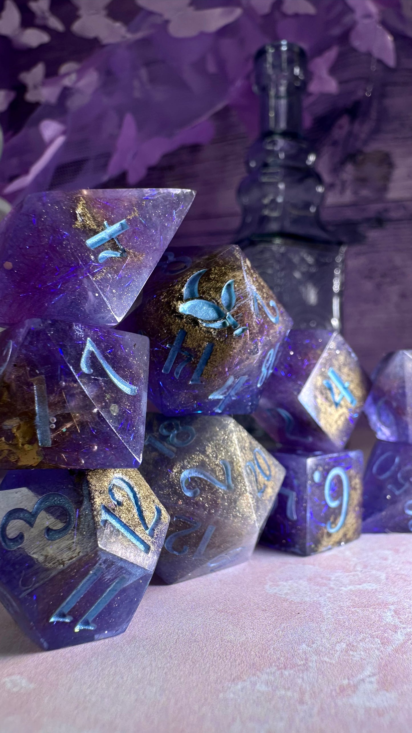 Meeting John- 8 piece polyhedral dice set- (pobody's nerfect)