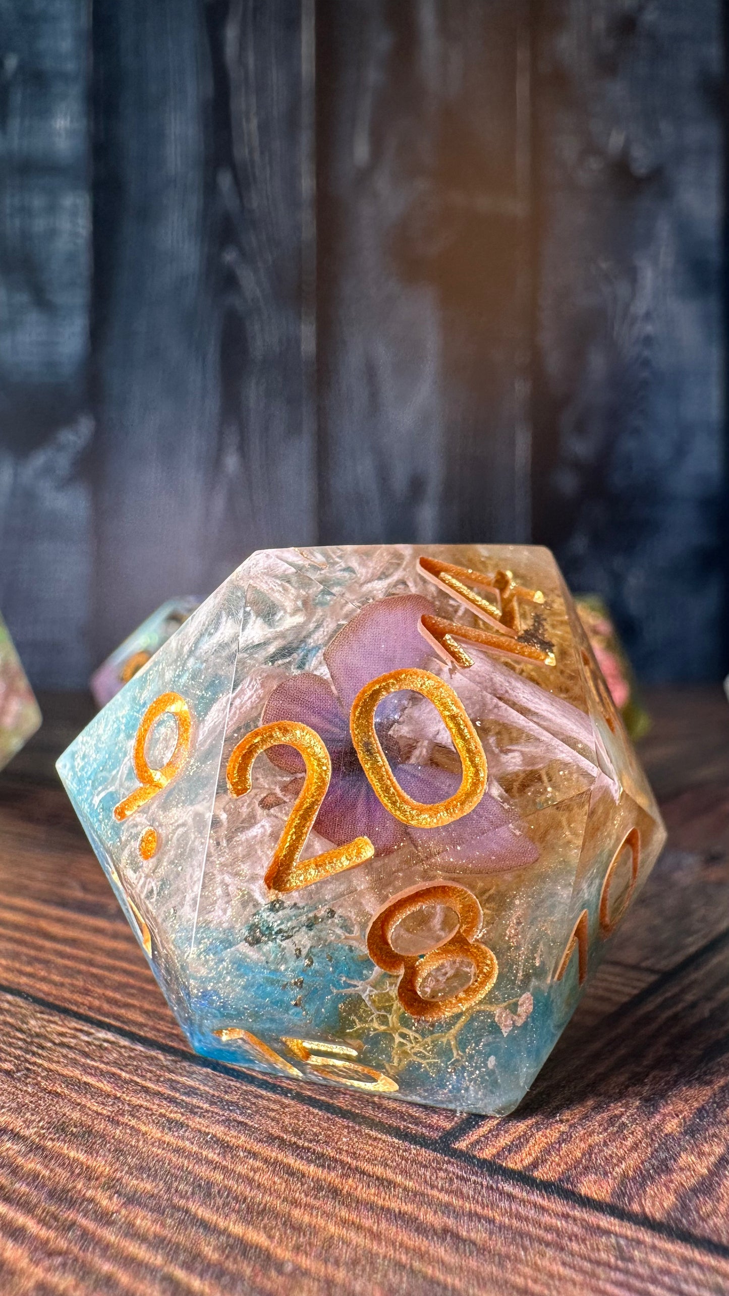 Purple Butterfly- 35 MM Logo d20 Chonk-Pobody’s Nerfect