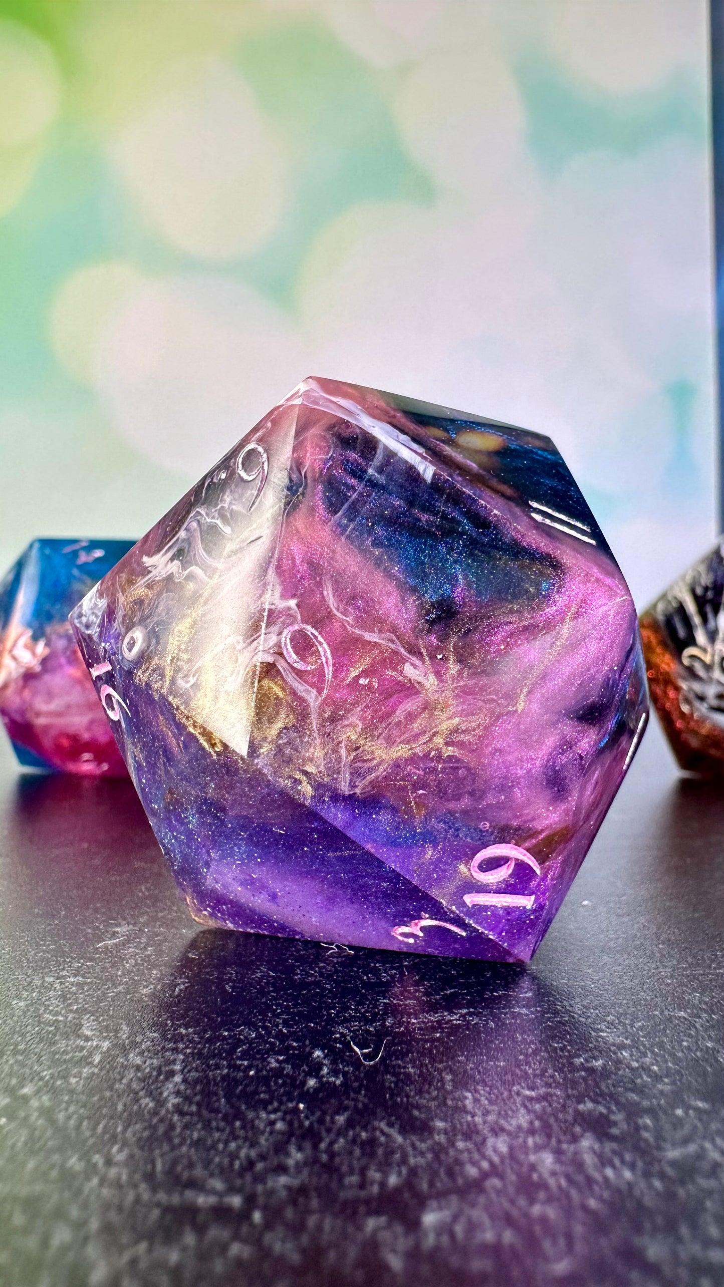 The Most Handsome High Lord- 60 MM Logo d20 Paperweight Chonk (Beta) Pobody's Nerfect