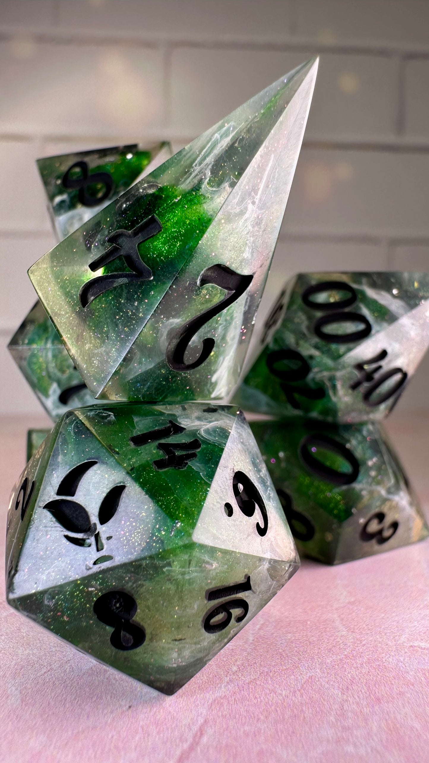 Khofar- 7 piece polyhedral dice set (Large)