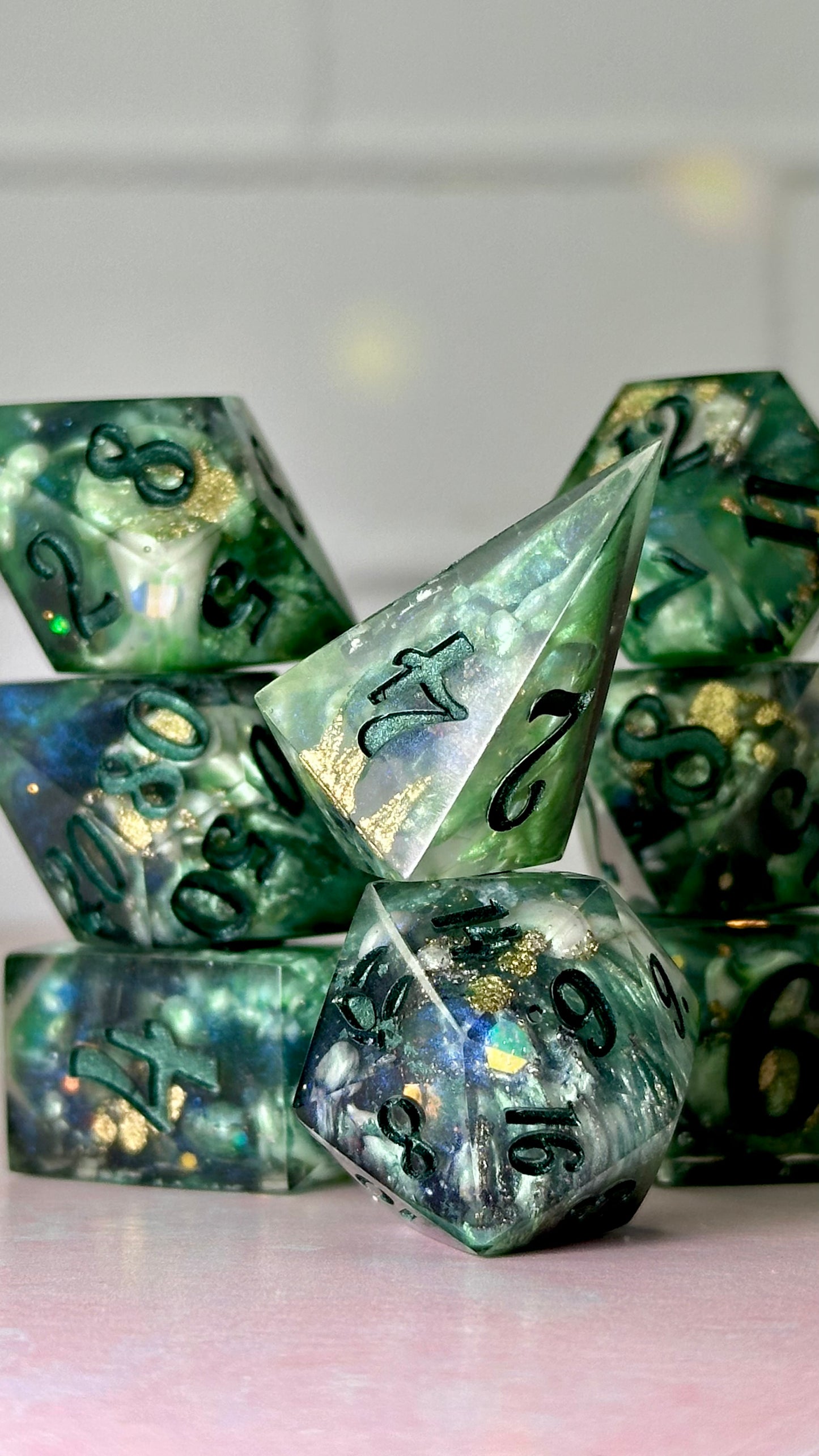 Rio Vidal-8 piece polyhedral dice set (Large)
