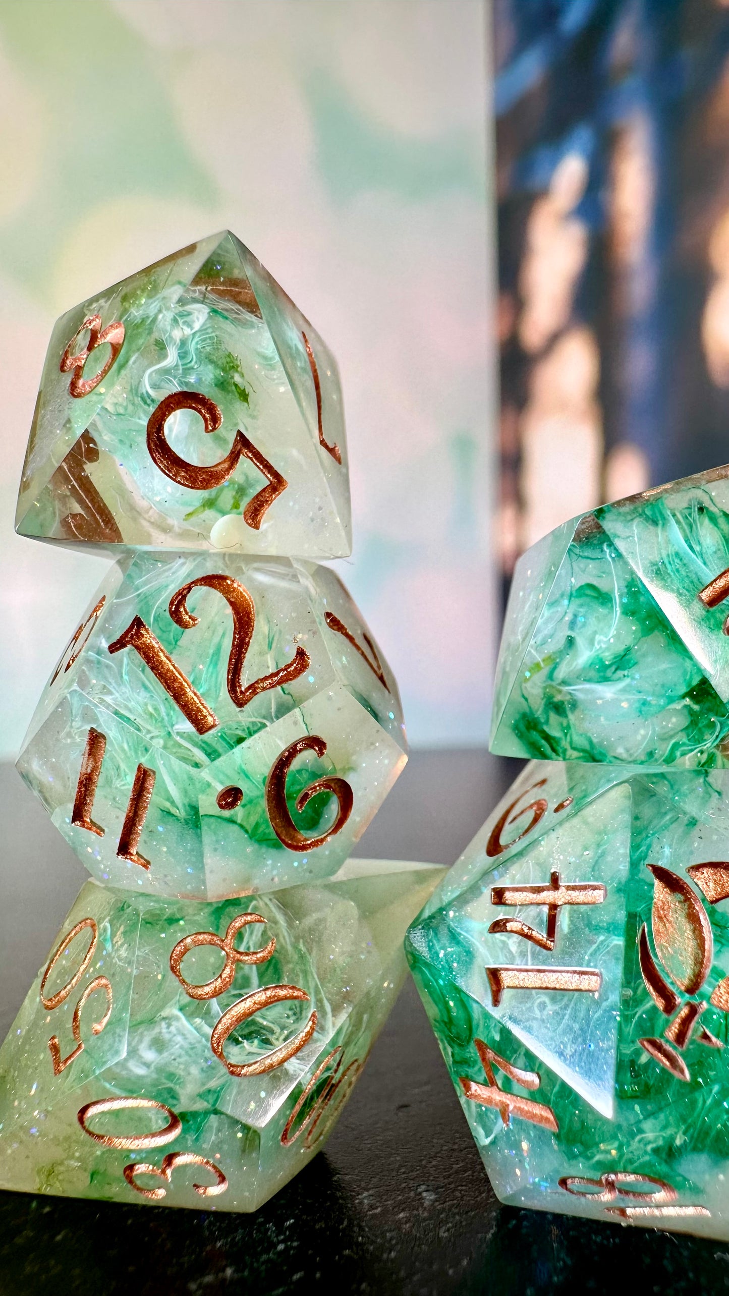 To Whatever End - 8 piece polyhedral dice set