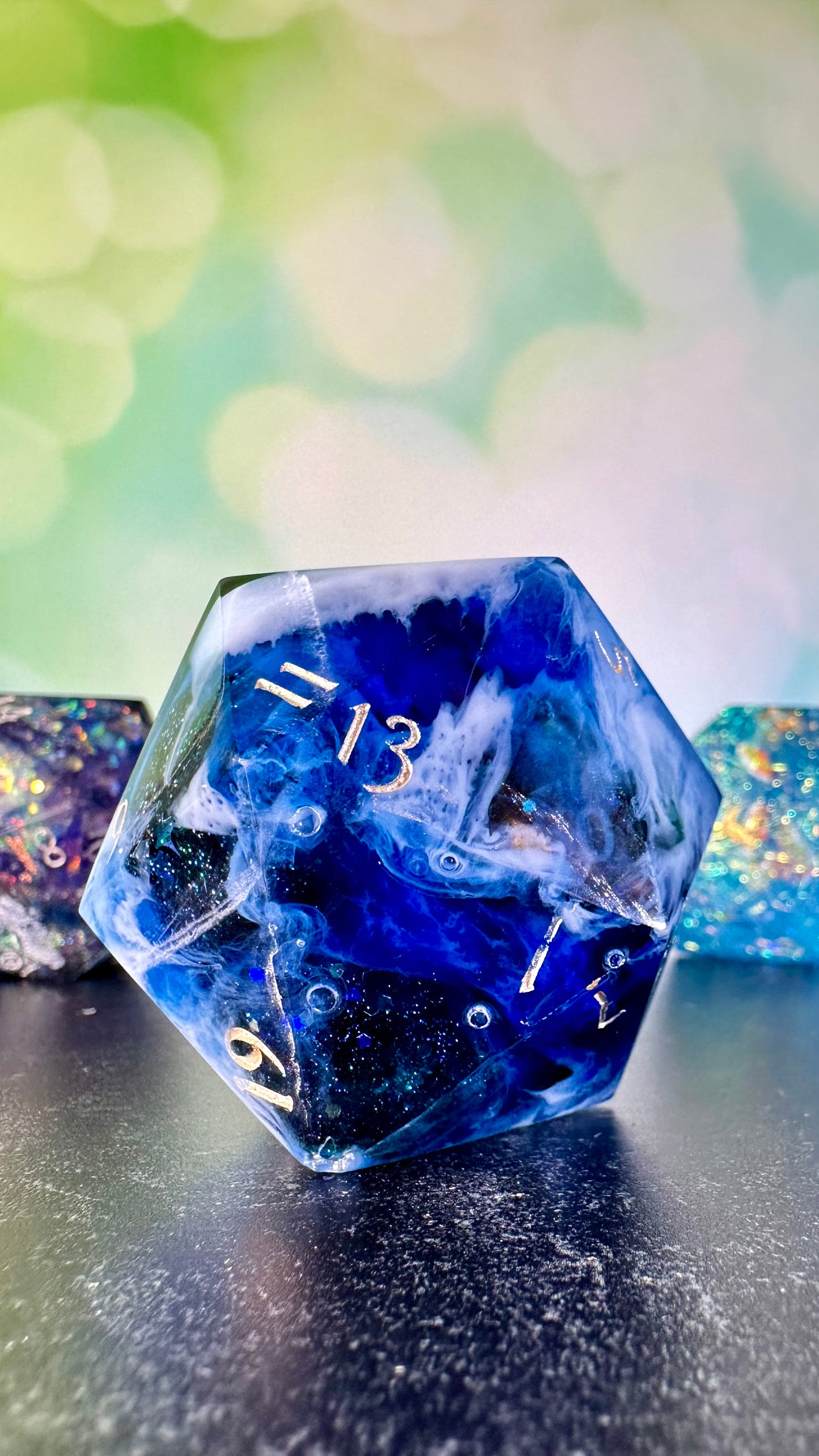 Nesta's Growth 60 MM Logo d20 Paperweight Chonk (Beta) Pobody's Nerfect