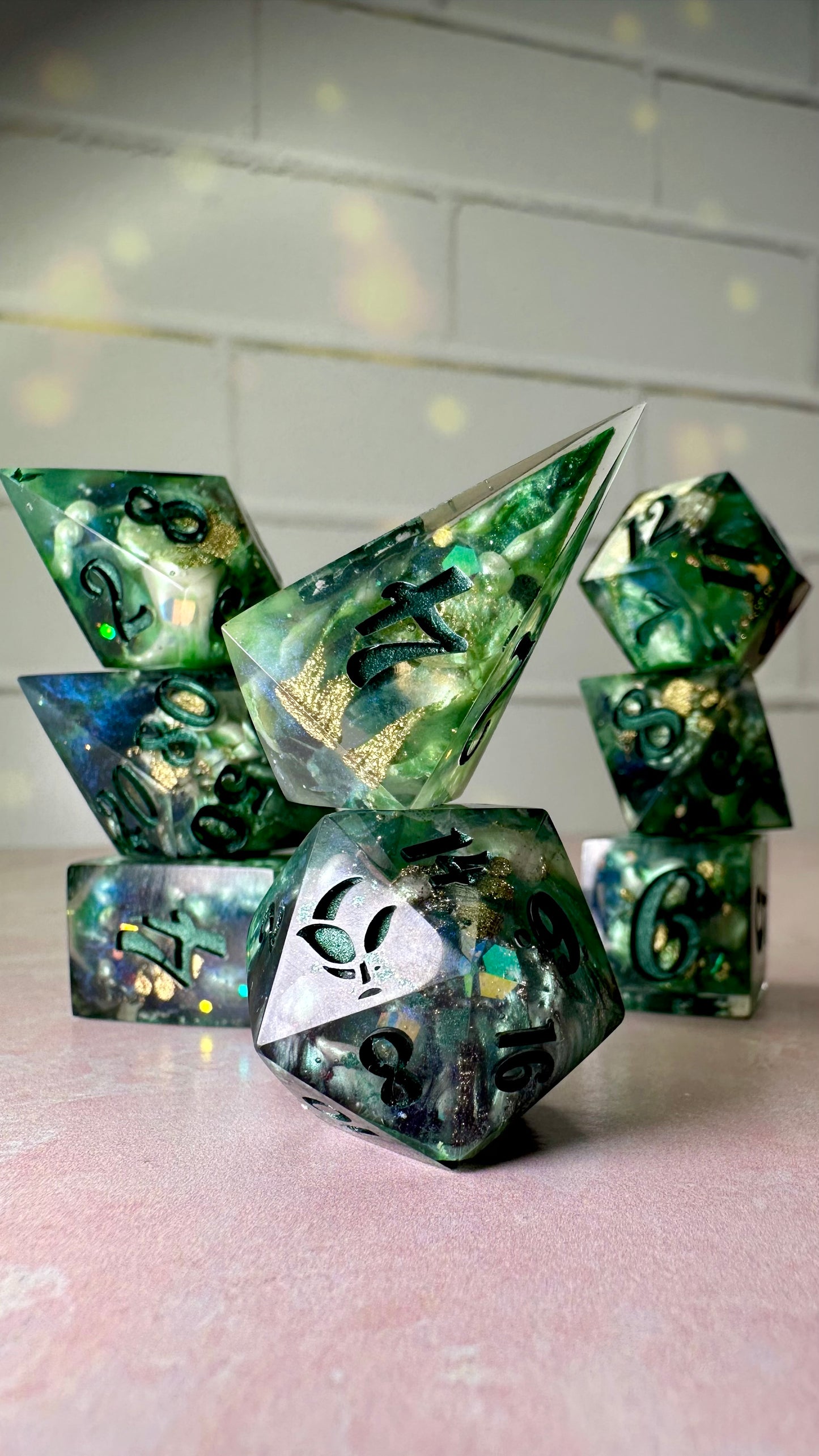 Rio Vidal-8 piece polyhedral dice set (Large)